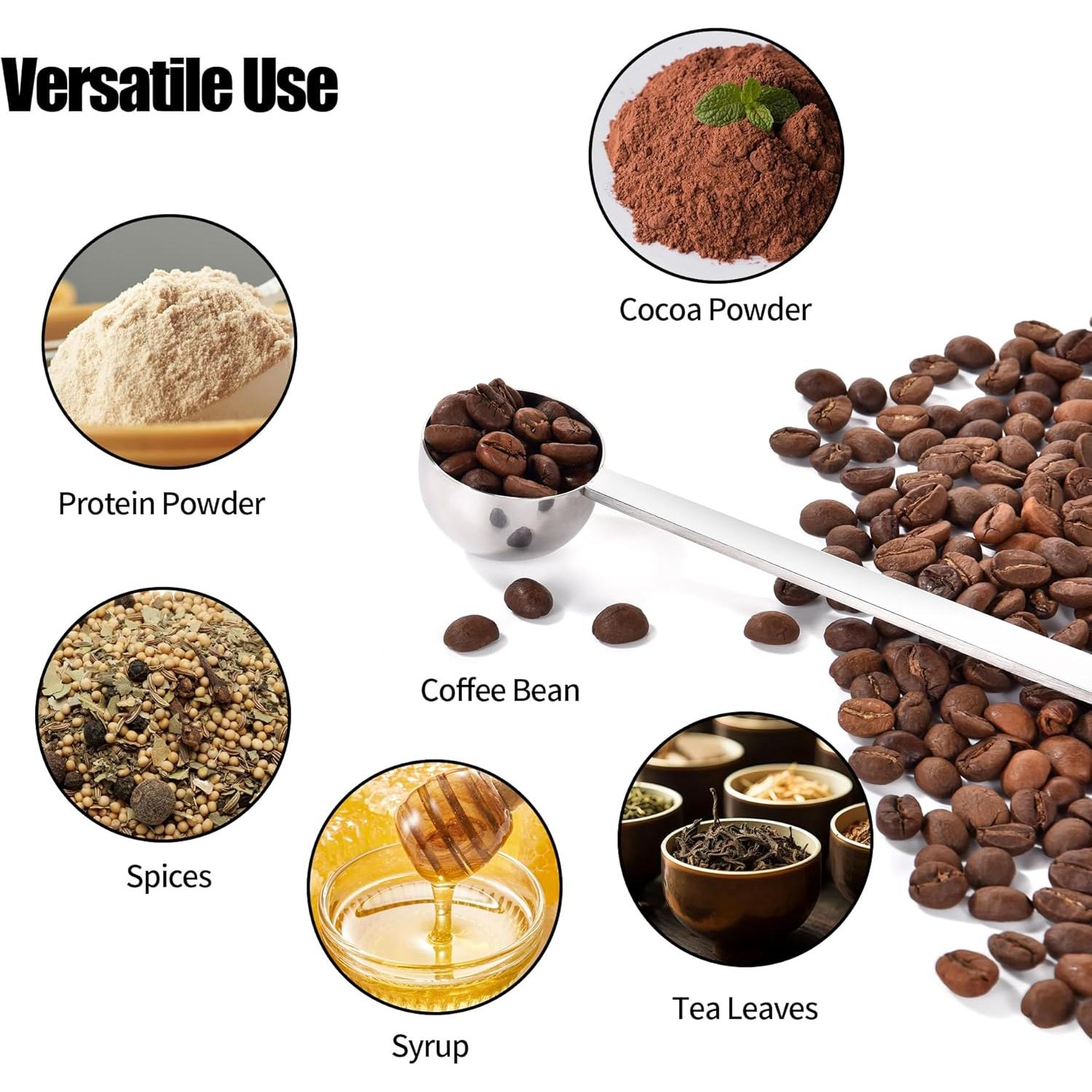 Cuchara Medidora de Acero Inoxidable Doosu 15ml 14.5cm