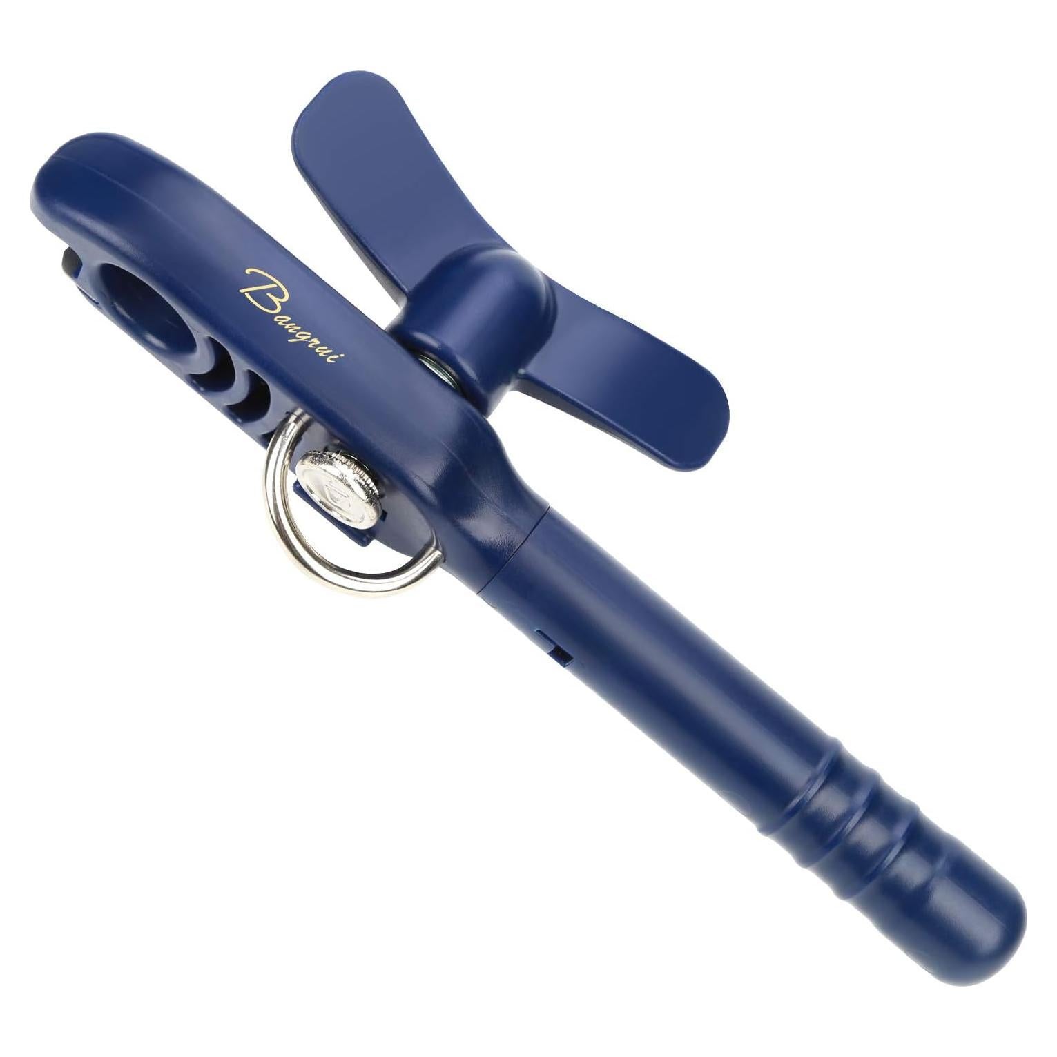 Abridor de Latas Manual 4-en-1 Bangrui Azul - Seguro y Versátil