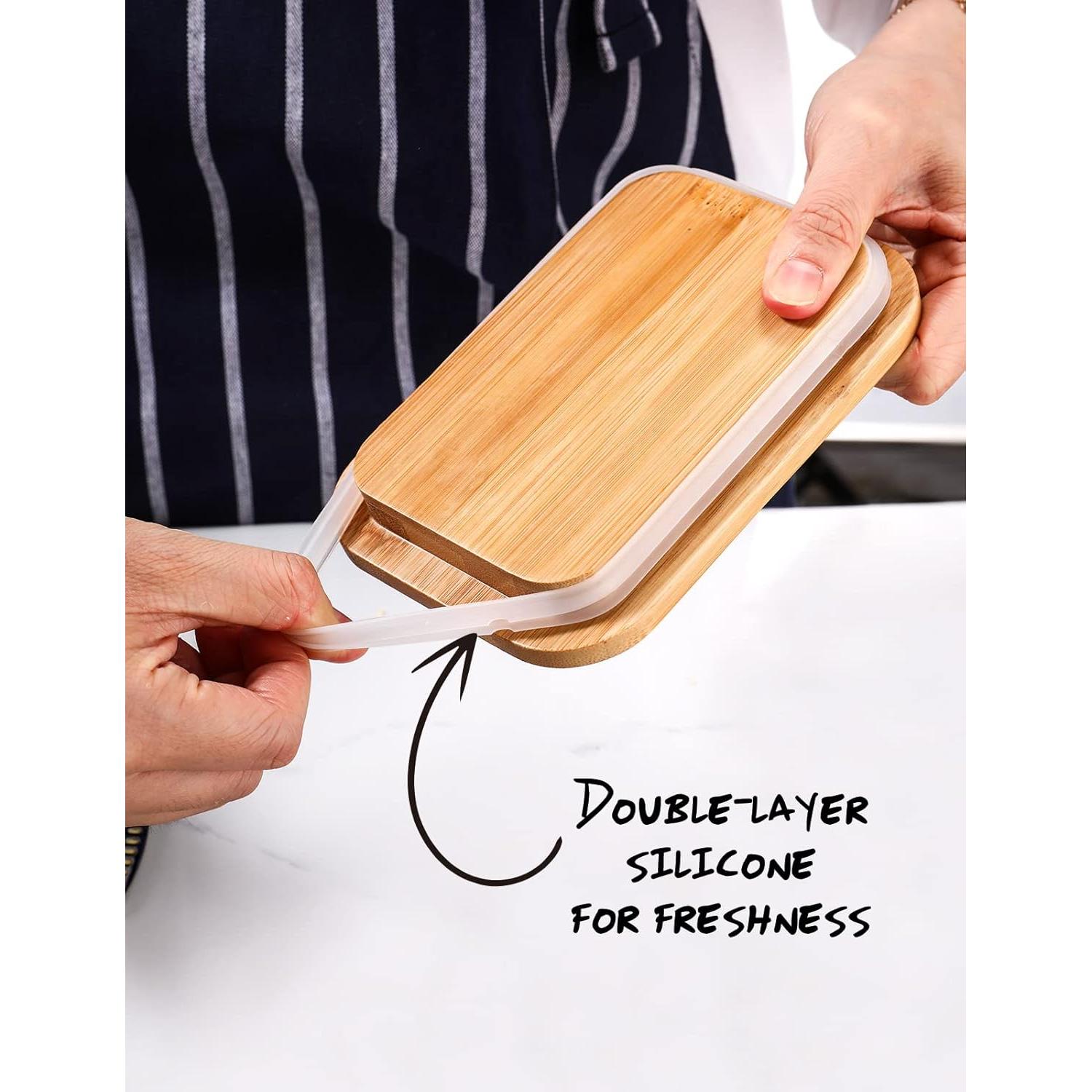 Plato para Mantequilla con Tapa AISBUGUR Acero Inoxidable 14x5.1 cm