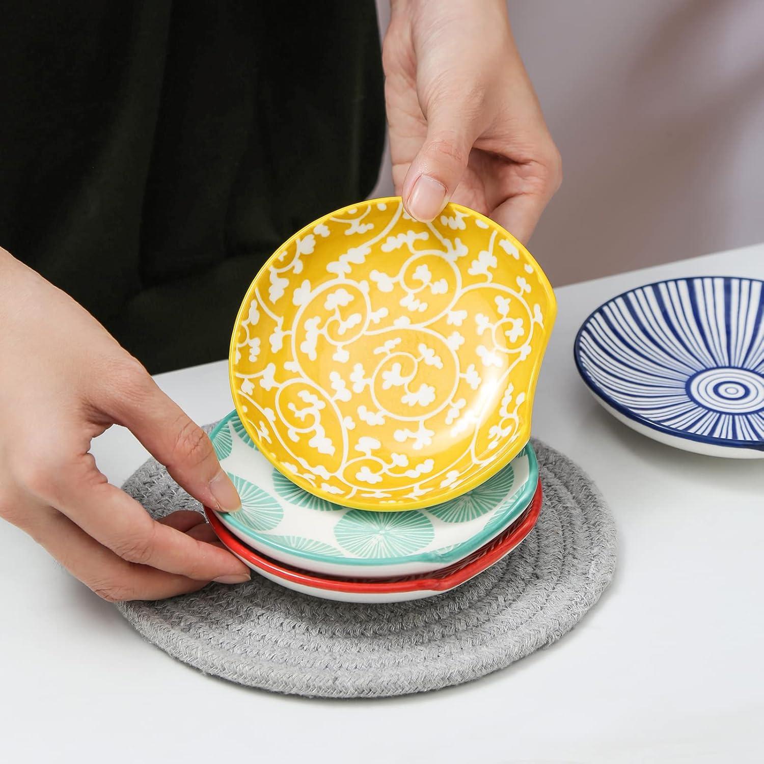 Soporte de Cuchara de Cerámica Selamica - Juego de 4 Colores