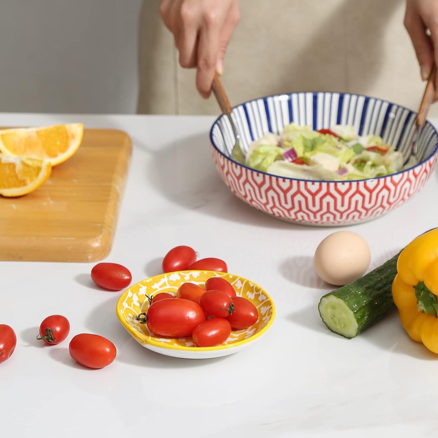 Soporte de Cuchara de Cerámica Selamica - Juego de 4 Colores