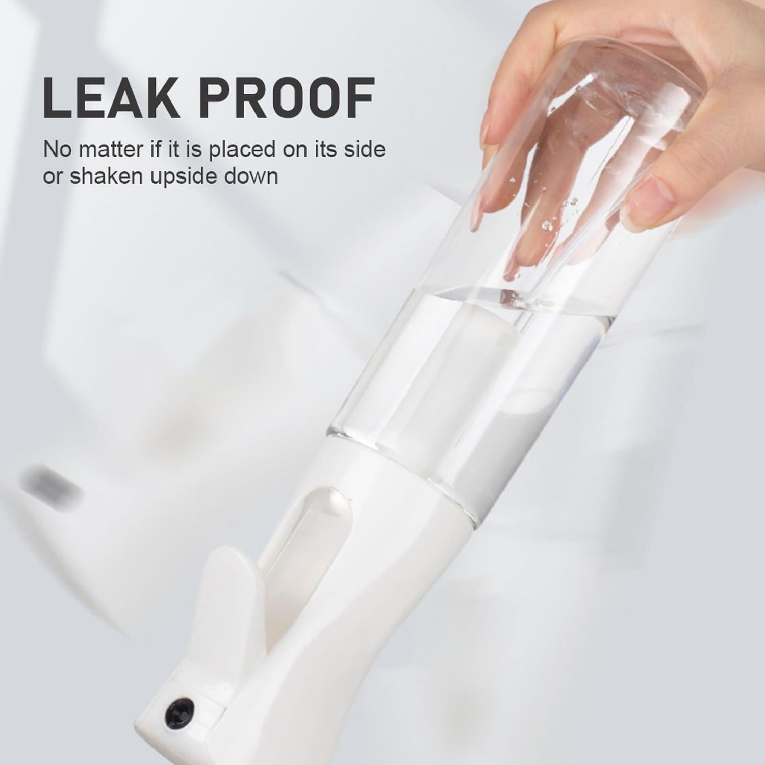 Botella de Spray Continua ELEMSY 200 ml - 2 Piezas, Nebulización Ultra Fina