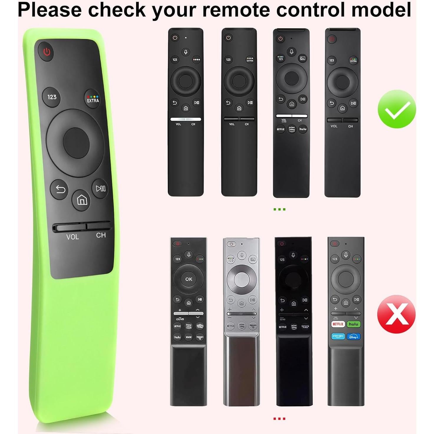 Funda Protectora de Silicona para Control Remoto Samsung BN59 - 2 Pack