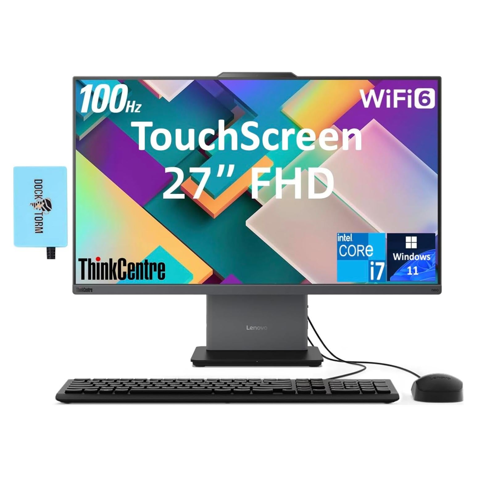 Lenovo ThinkCentre Neo 50a Gen 5 Todo-en-Uno 27" FHD i7-13620H 16GB 1TB SSD