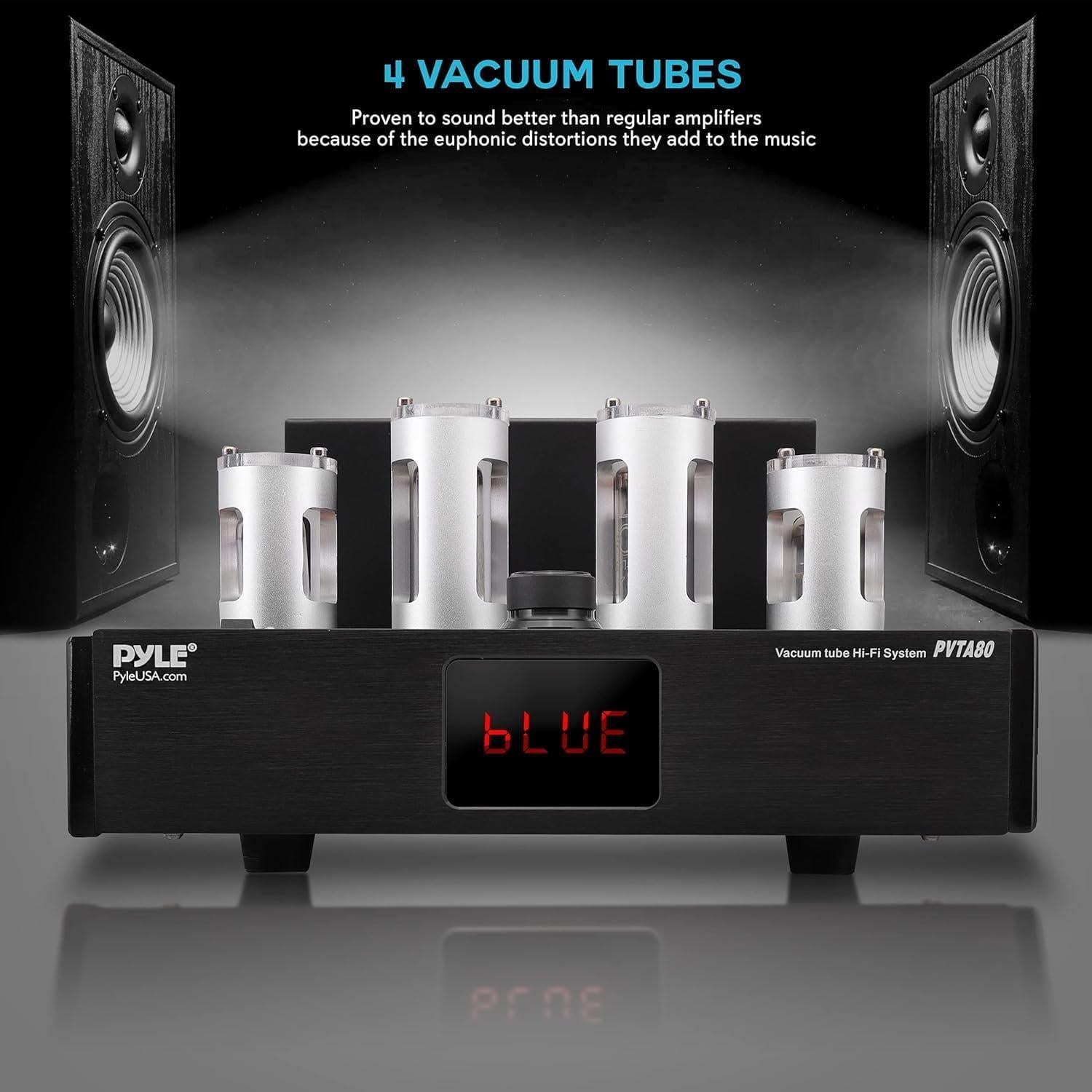 Amplificador de Potencia Pyle PVTA80 Bluetooth 500W Tubo