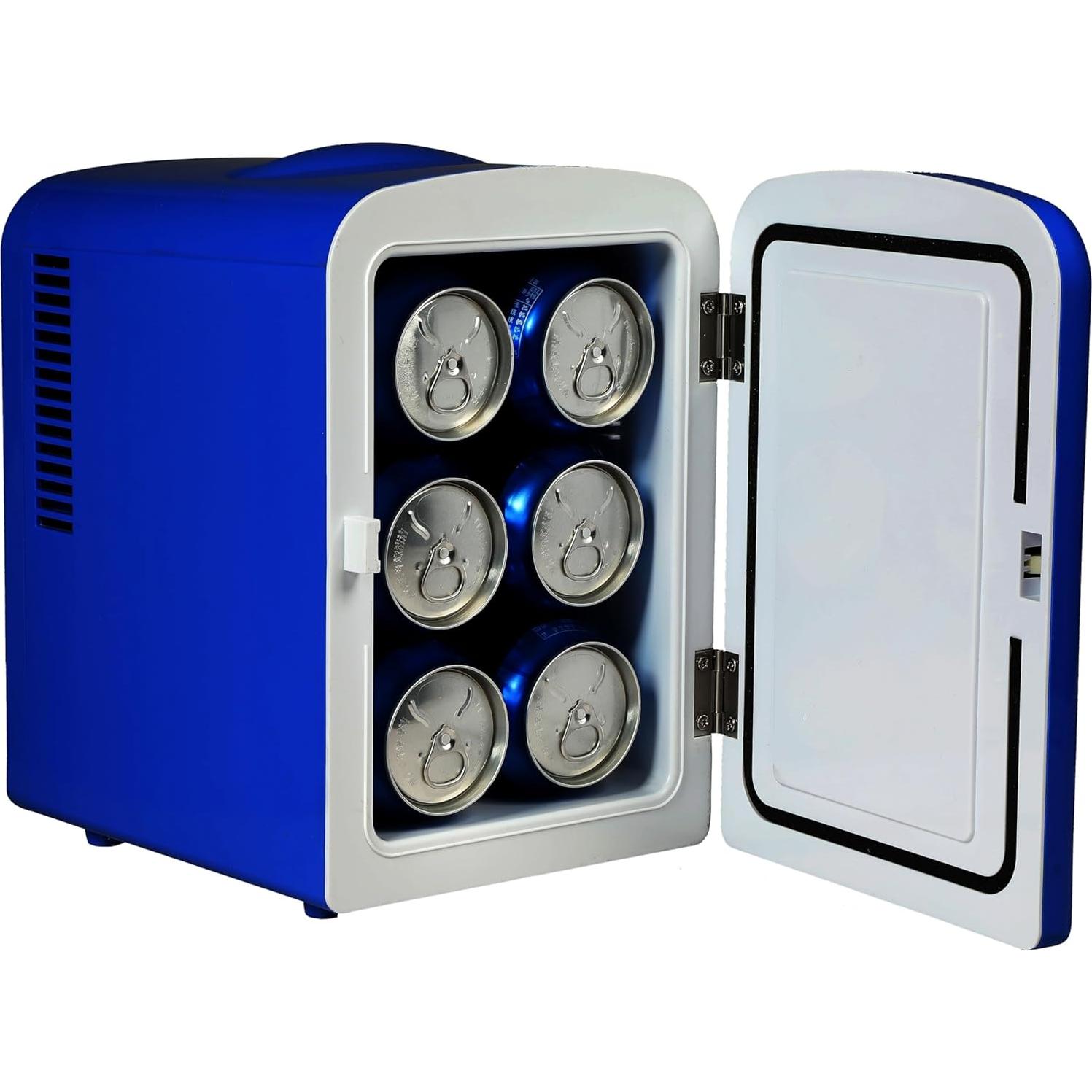 Mini Nevera Curtis MIS133PEP 4L Azul para 6 latas