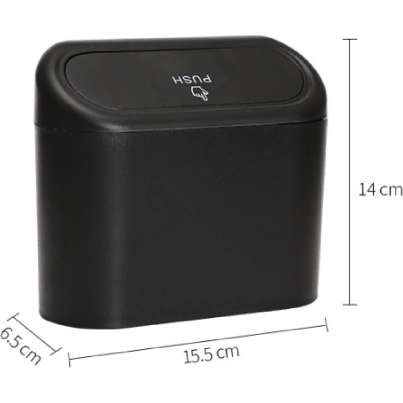 Mini Basurero de Coche Qiyue con Tapa - 2 Paquetes 15.7cm