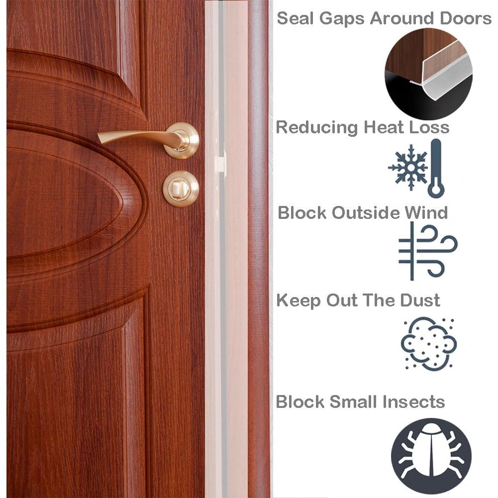 Tira de Sellado de Silicona Timfcbs 20 ft Transparente