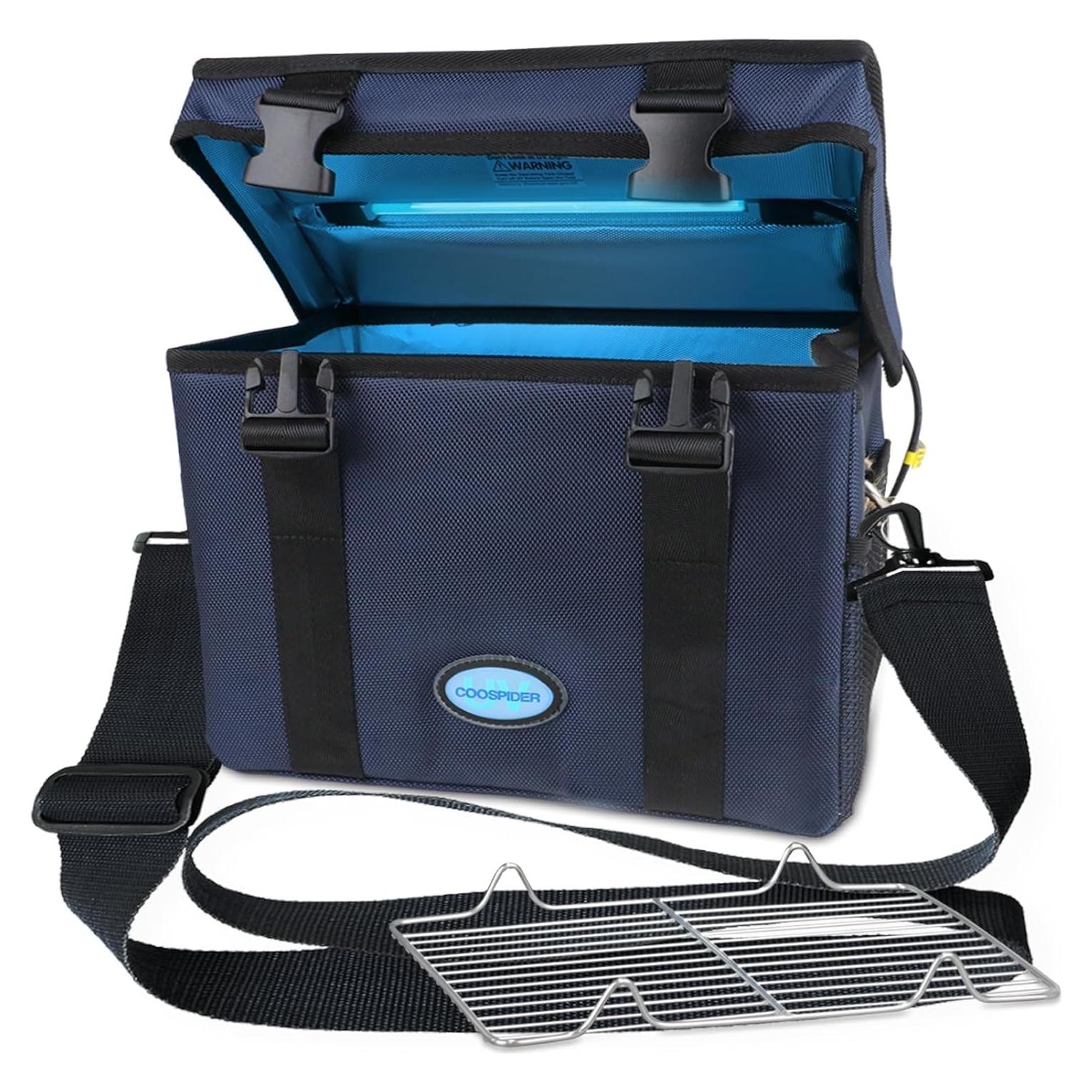 Caja Desinfectante UV con Ozono Coospider 12L Plegable