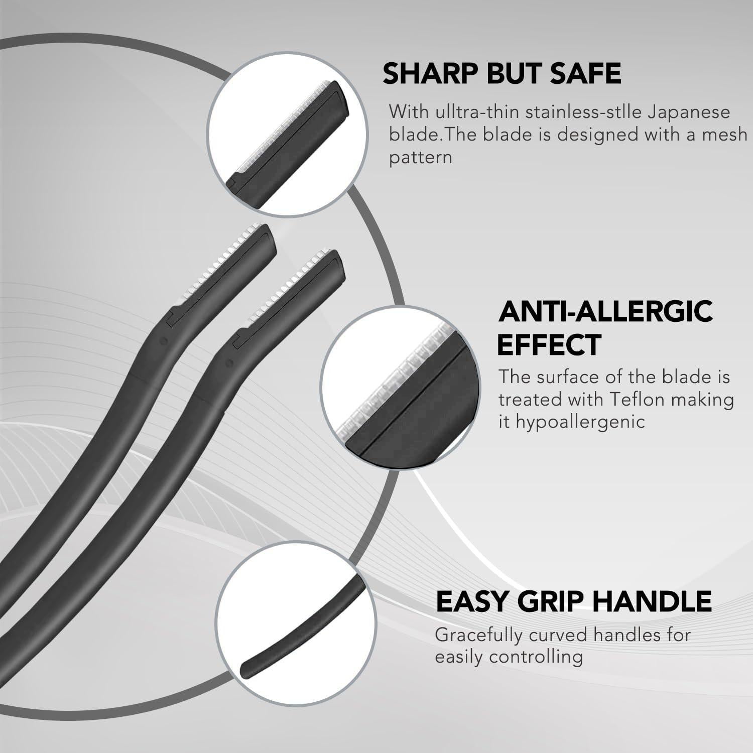 Cuchillas de Precisión CUT IT para Cejas y Vello Facial 6Pcs