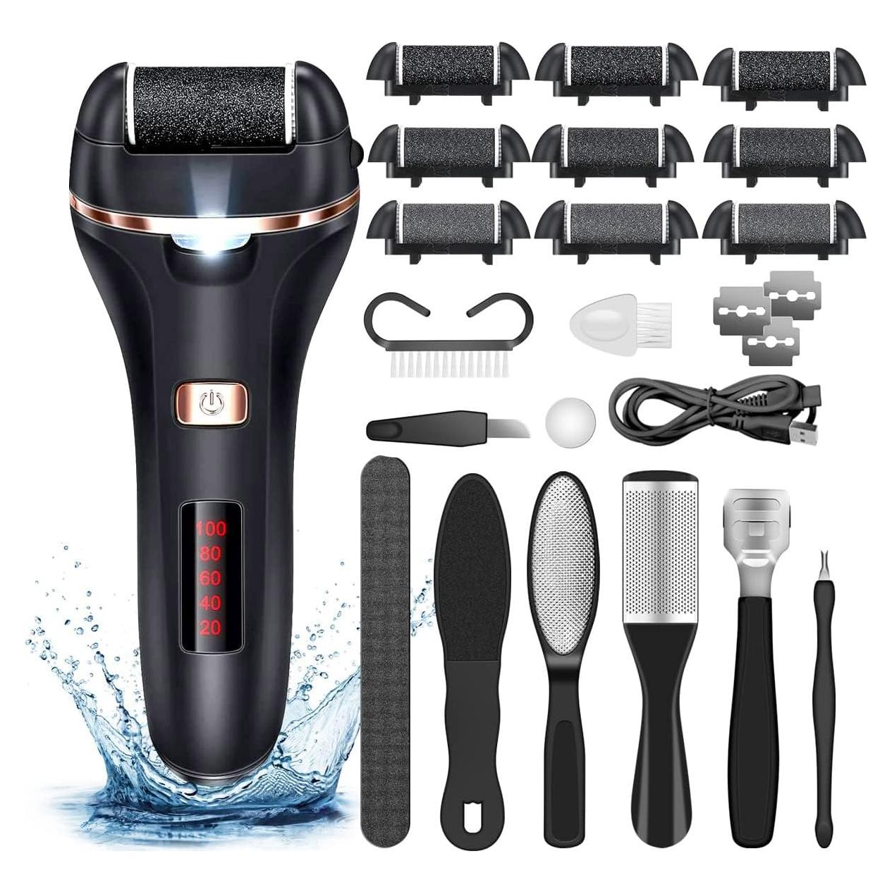 Removedor de Callos Eléctrico AdamPark 14 en 1 con 9 Cabezas