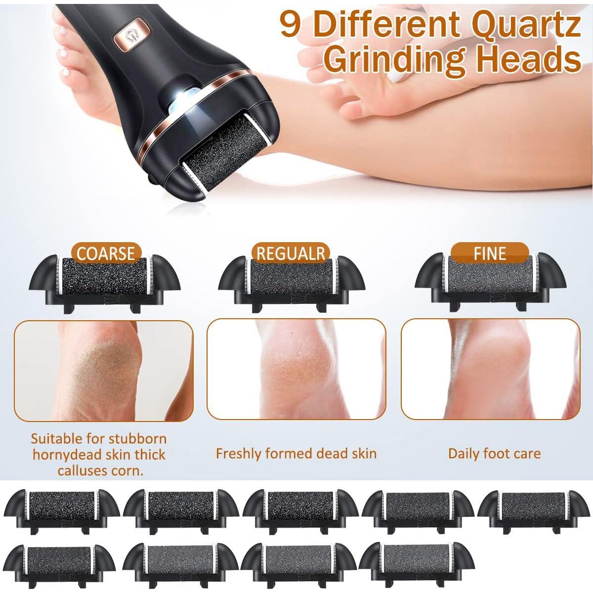 Removedor de Callos Eléctrico AdamPark 14 en 1 con 9 Cabezas