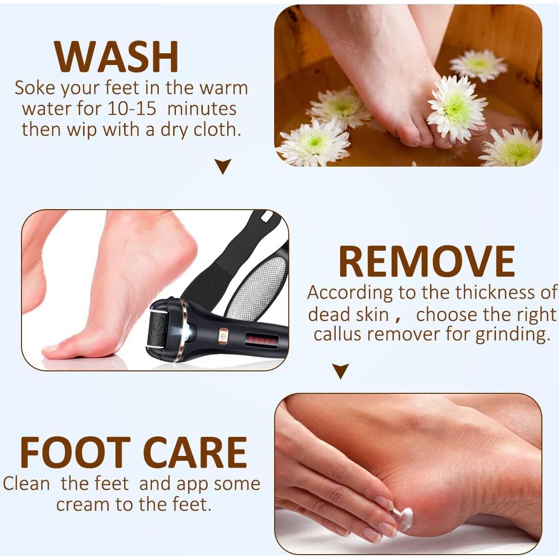 Removedor de Callos Eléctrico AdamPark 14 en 1 con 9 Cabezas