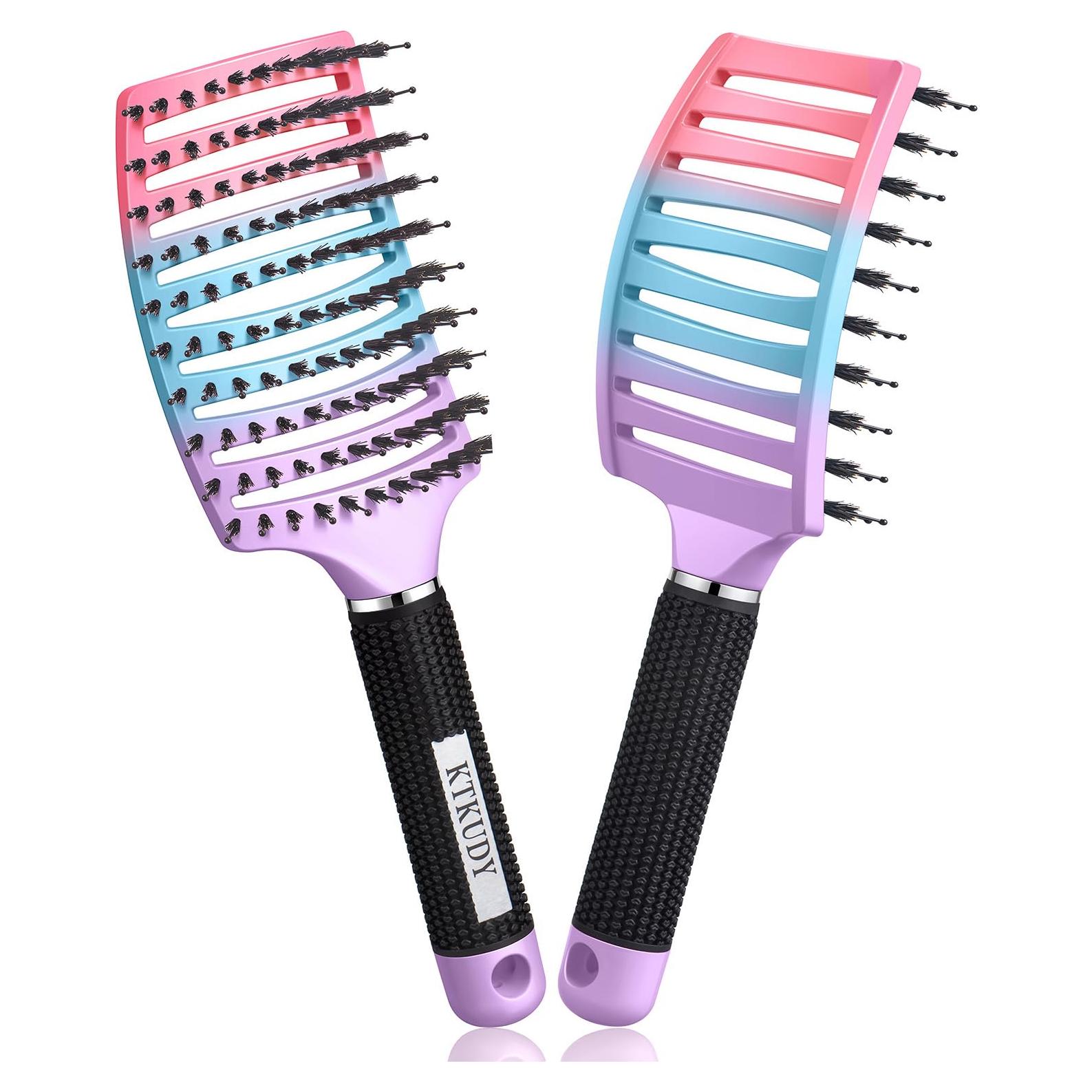 Cepillo Desenredante KTKUDY para Cabello Húmedo y Seco - 1 Unidad