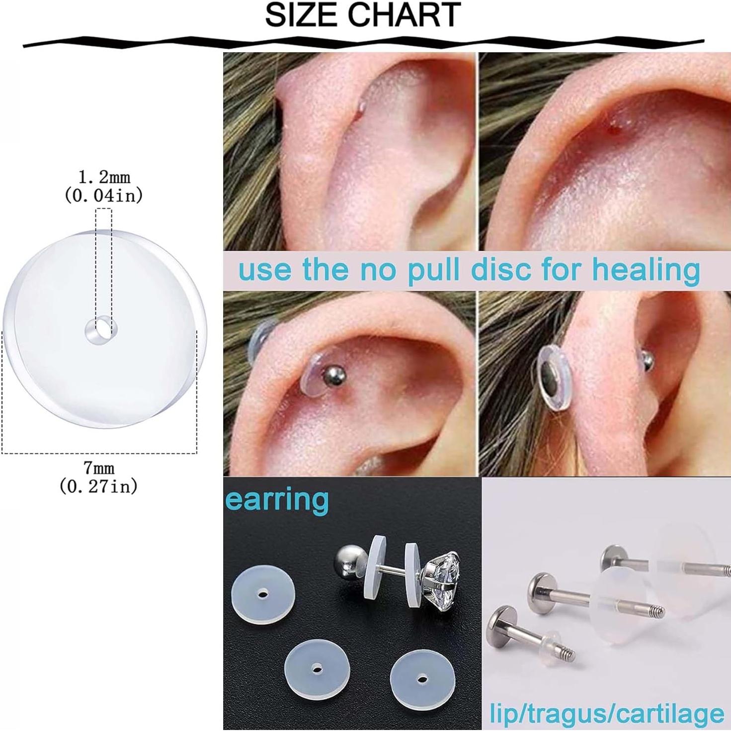 Kit de perforación de orejas QWALIT con aretes y accesorios