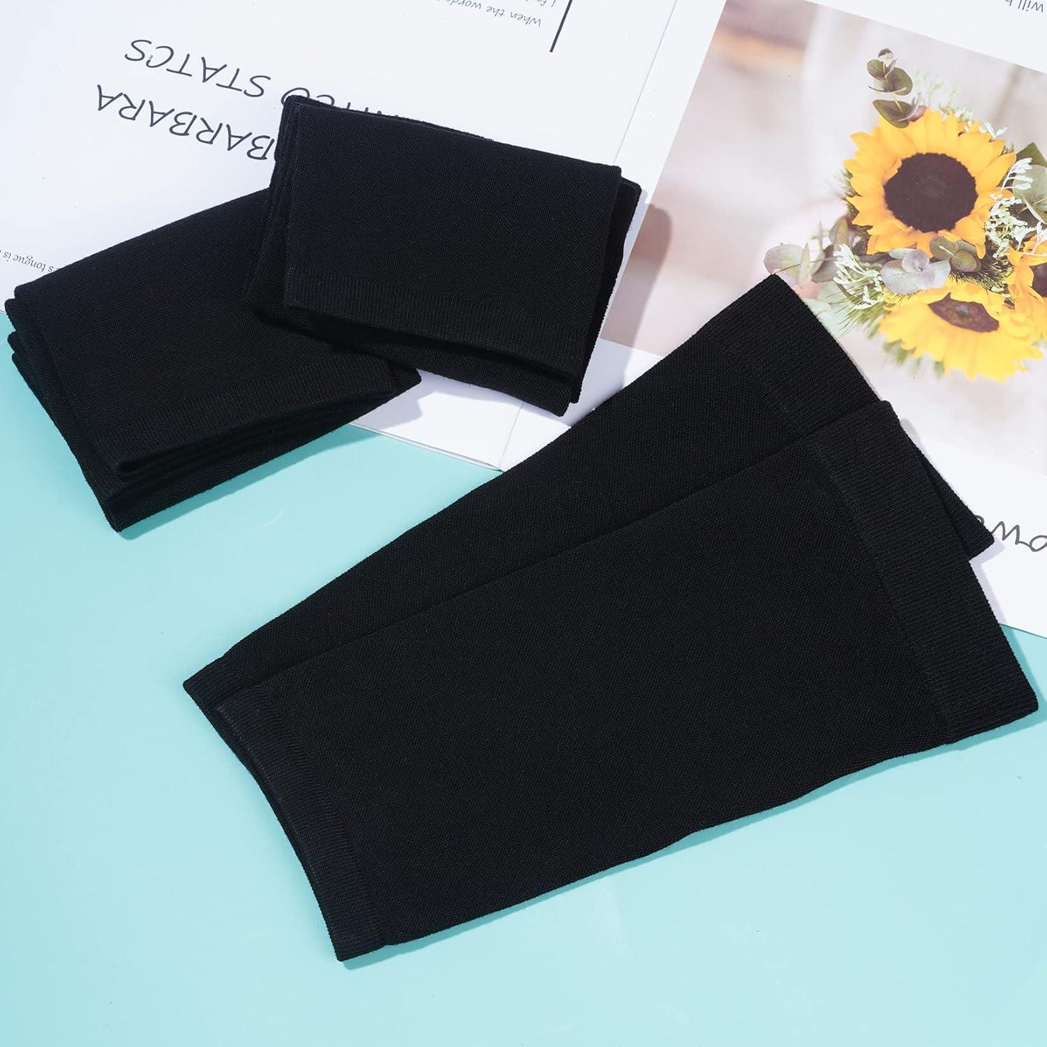 HOVEOX 3 Pares Mangas Cubiertas de Tatuaje Compresión Negro