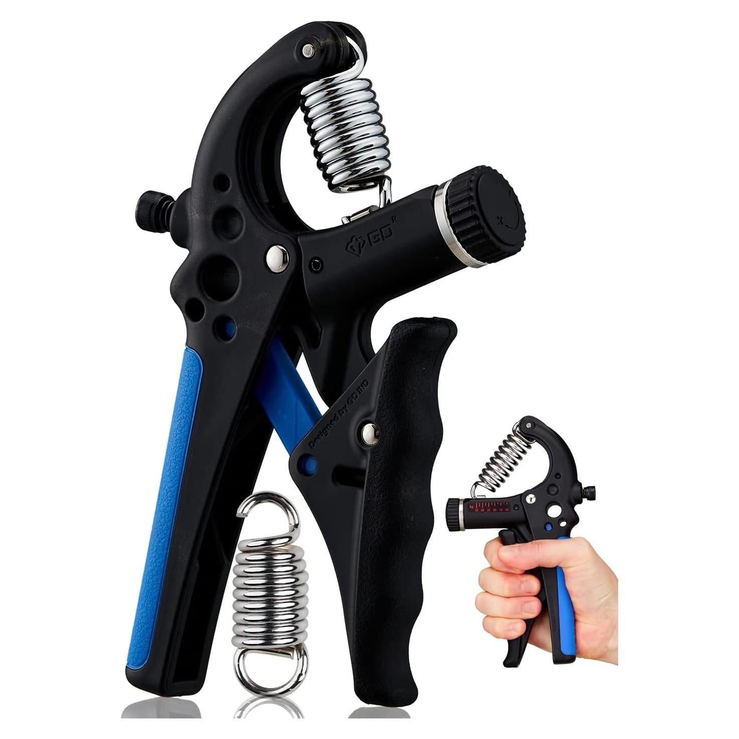 Entrenador de Fuerza de Agarre GD Grip2 Ajustable 10-35 kg