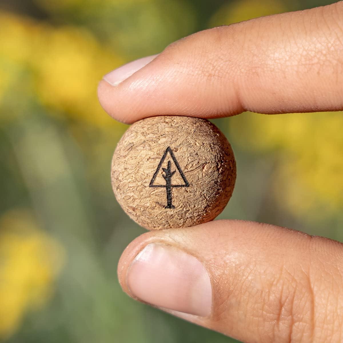 Bola de Masaje de Corcho Rawlogy - Extra Pequeña 2 cm (Paquete de 3)