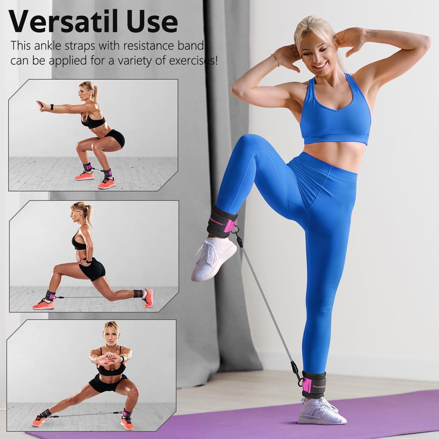 Bandas de Resistencia para Tobillos RENRANRING - 3 Niveles de Resistencia