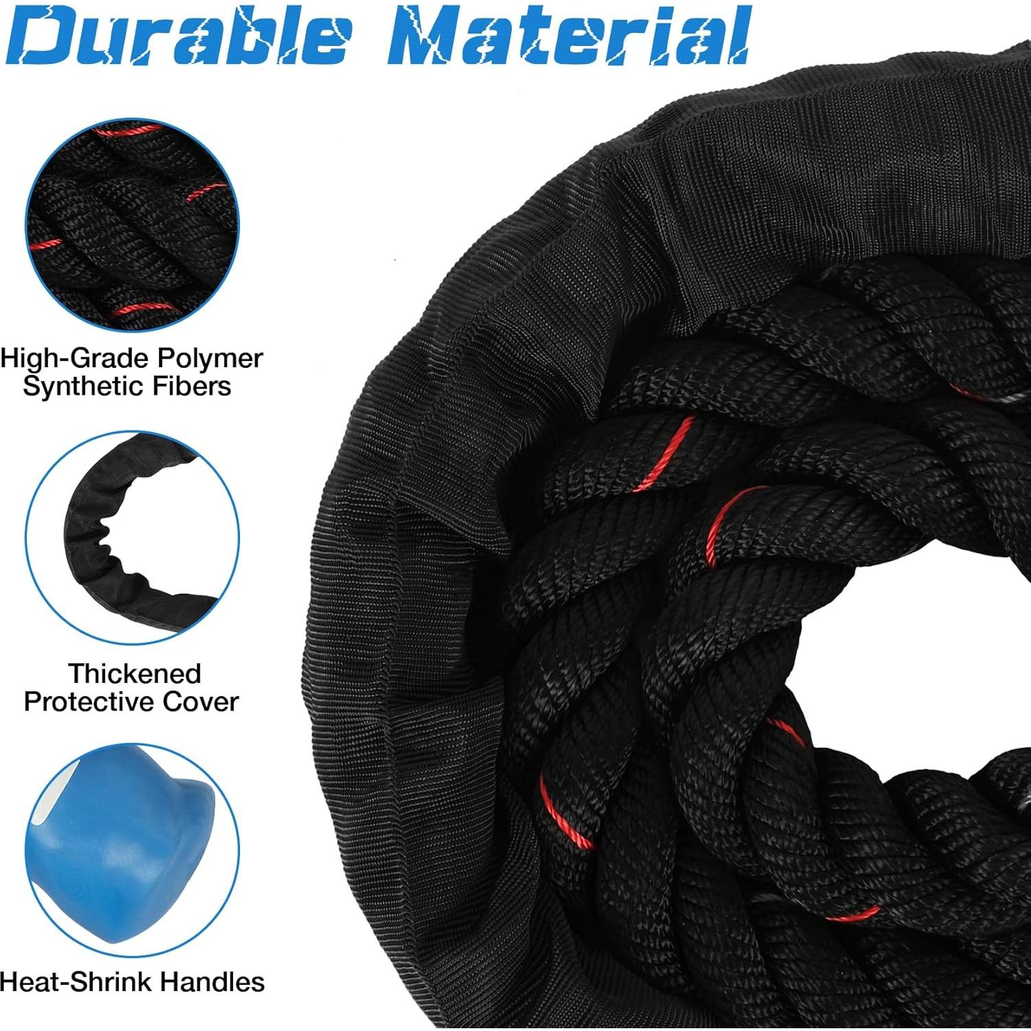 Cuerda de Salto con Peso ZEFEI-TOP 1.2 KG para Fitness