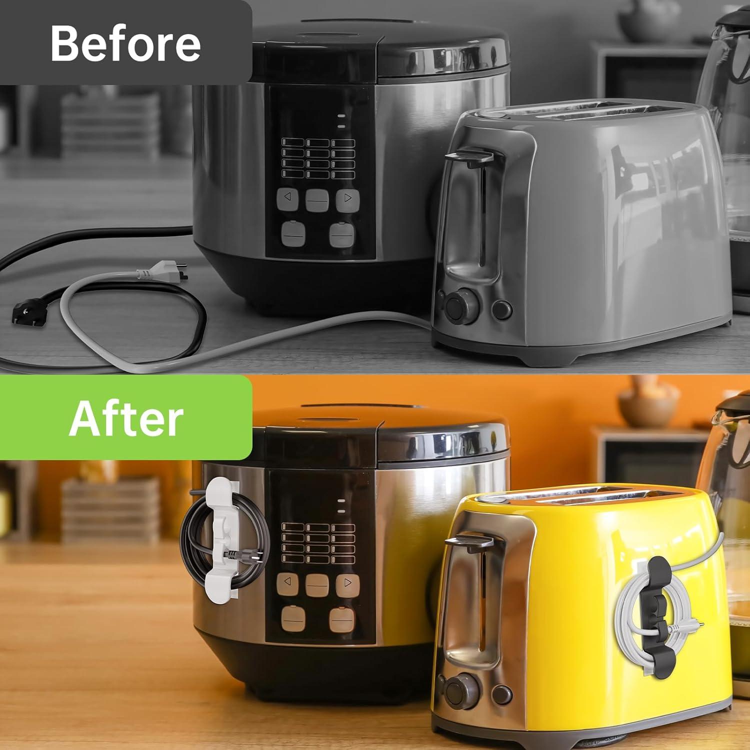 Organizador de Cables para Electrodomésticos Daisyhome 6 Piezas