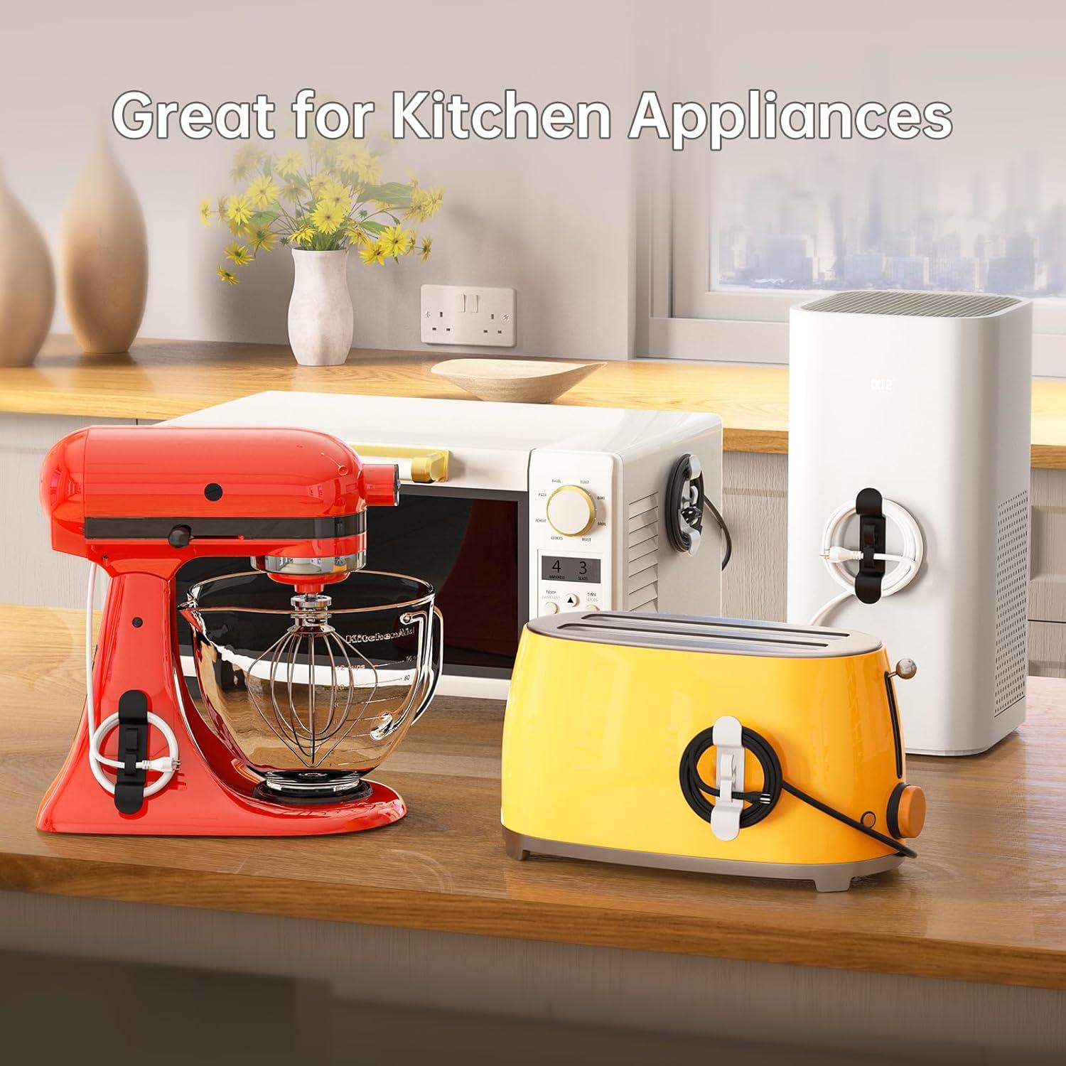 Organizador de Cables para Electrodomésticos Daisyhome 6 Piezas