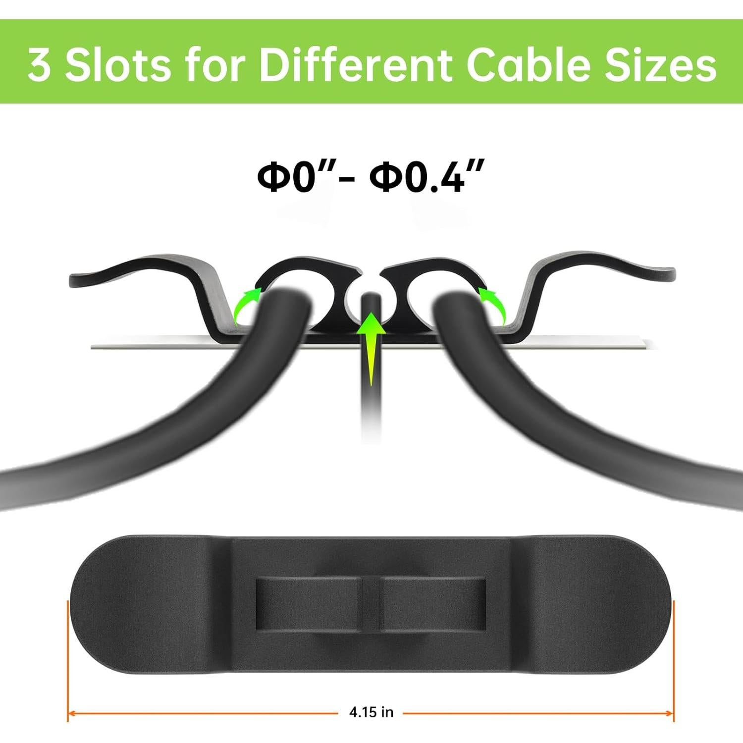 Organizador de Cables para Electrodomésticos Daisyhome 6 Piezas