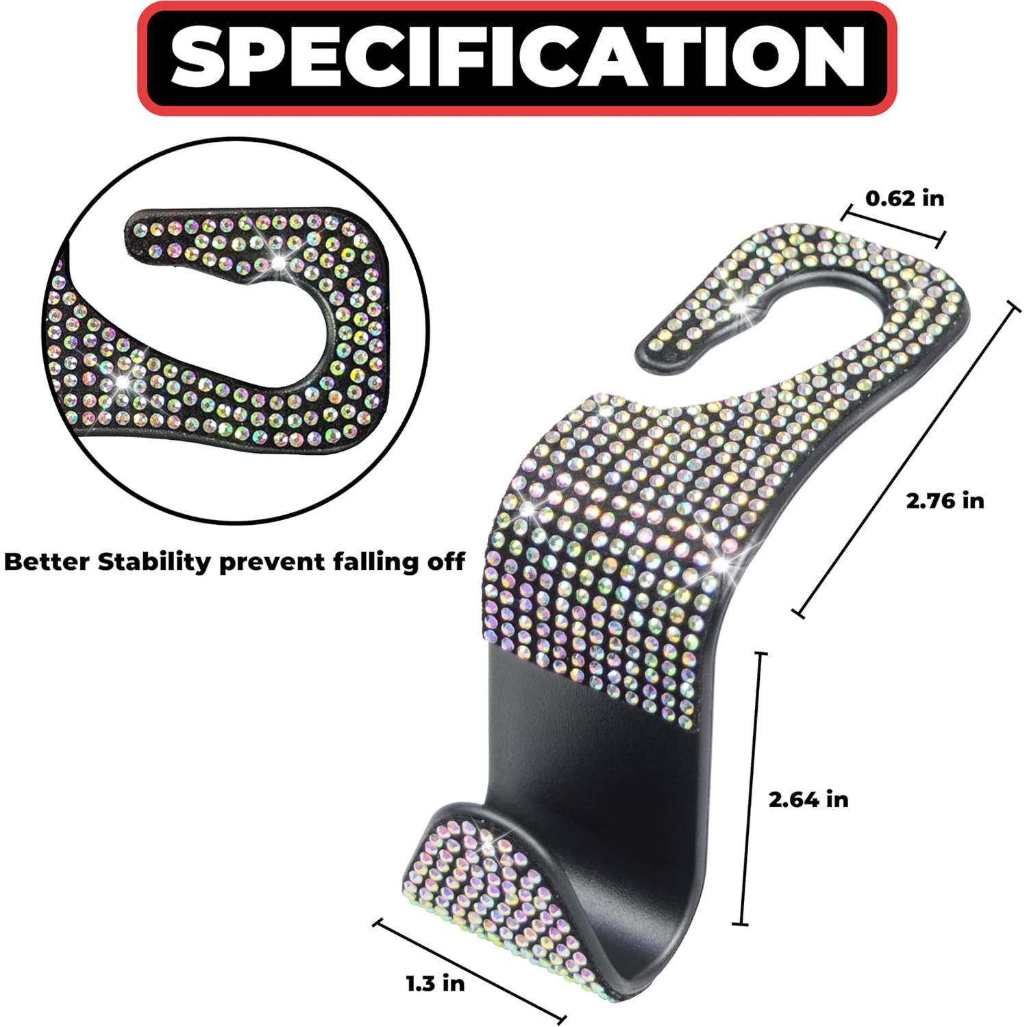 Ganchos para Asiento de Coche BFXM 6 Pcs Soporte Organizador