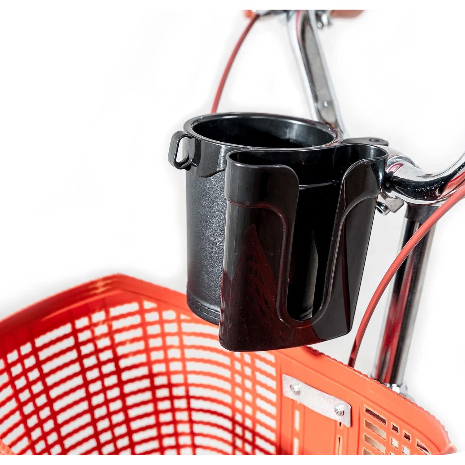 Soporte de Taza para Bicicleta Carbon King Negro 3 en 1