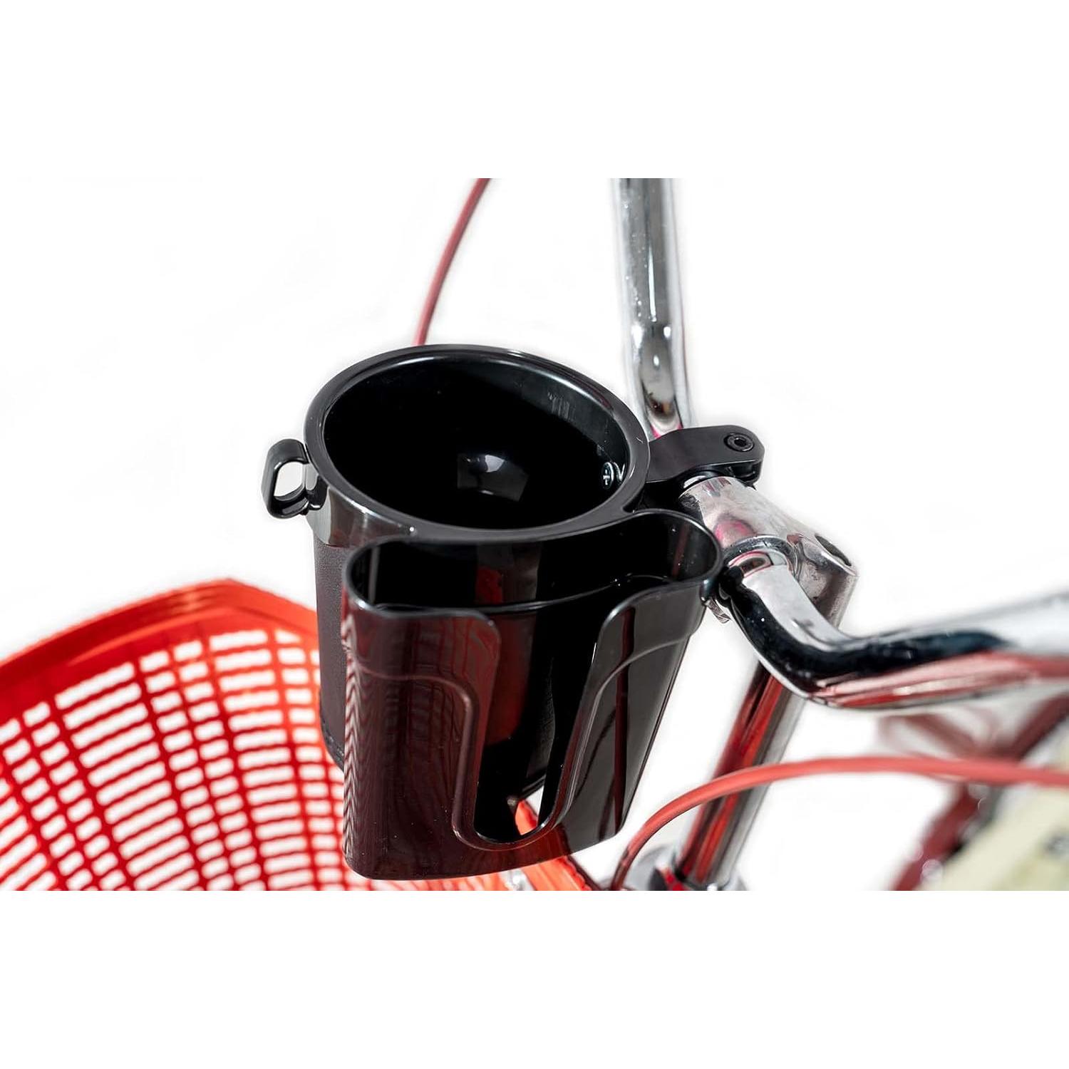 Soporte de Taza para Bicicleta Carbon King Negro 3 en 1