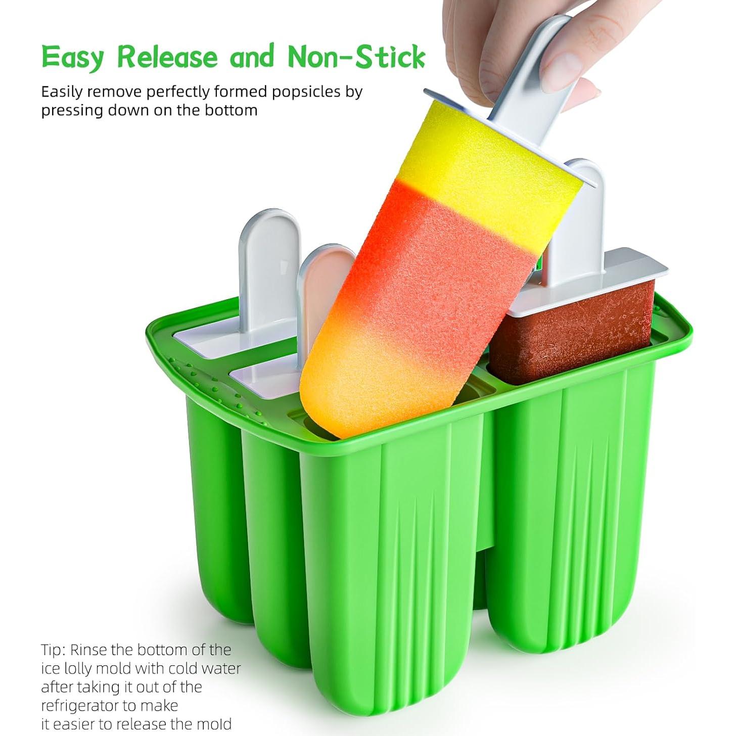 Moldes de Silicona para Paletas Bongpuda 6 Cavidades Verde