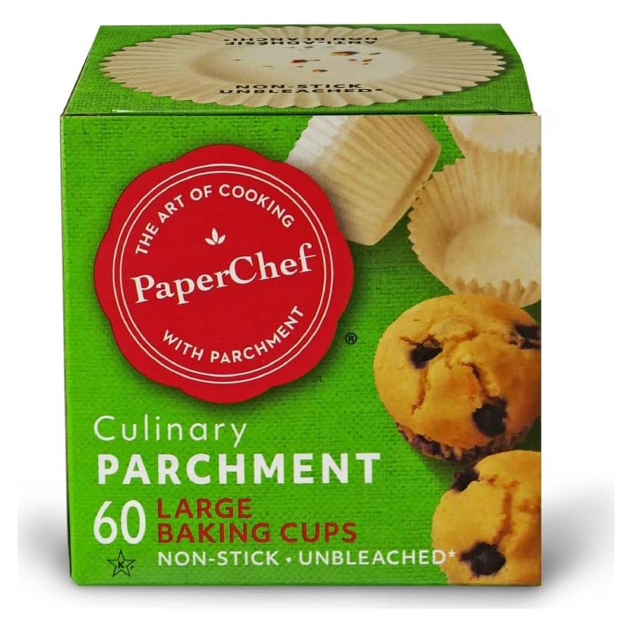 Tazas de Papel para Hornear PaperChef - 60 Unidades Grande