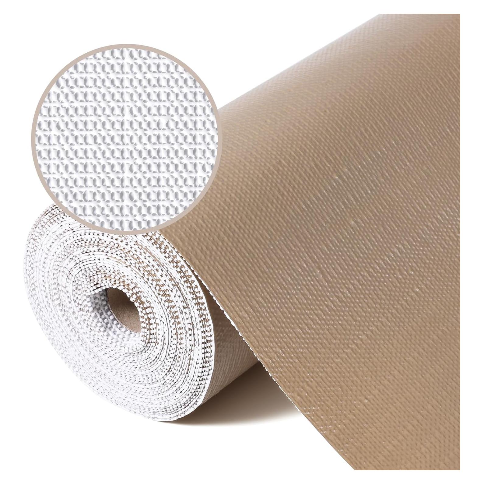 Forro de Cajón Antideslizante StaHom Beige 30x150 cm PVC
