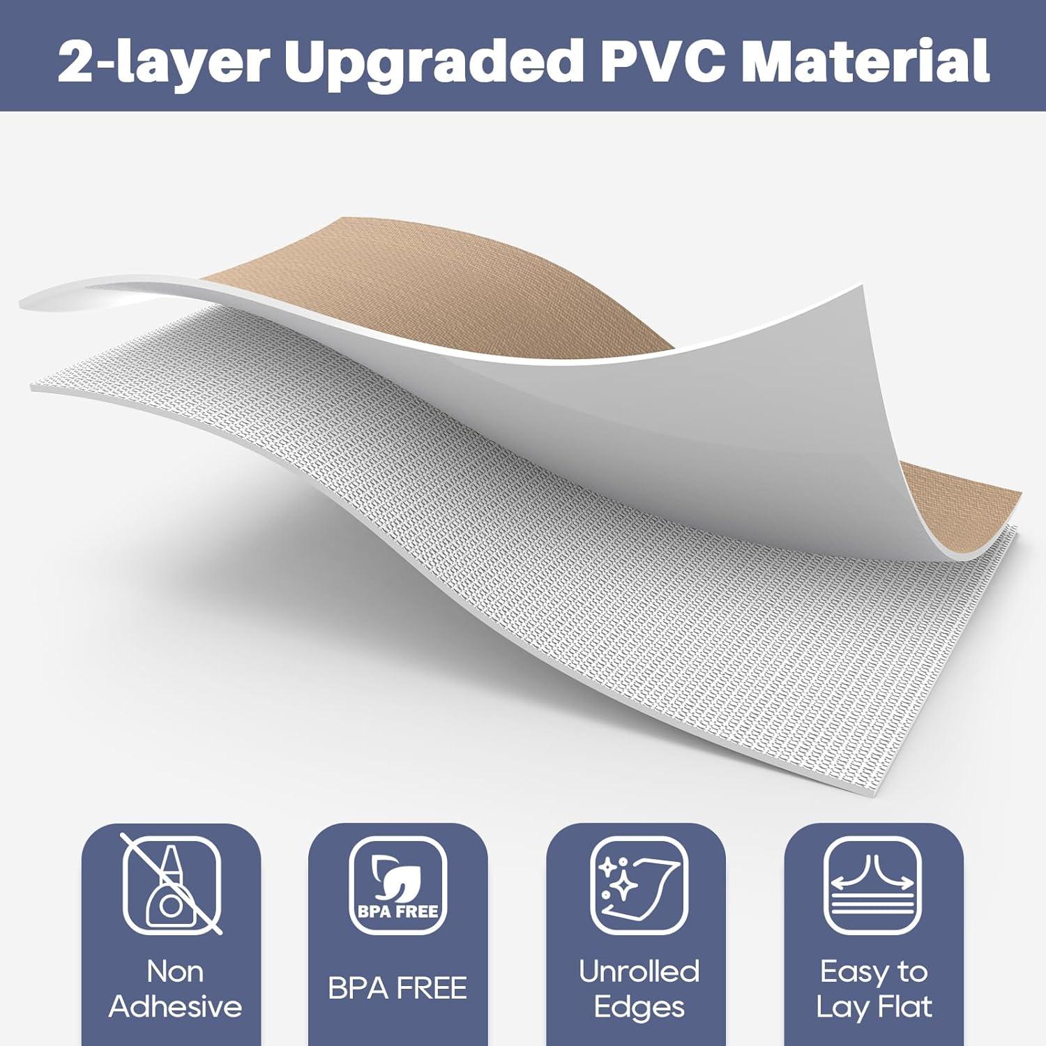 Forro de Cajón Antideslizante StaHom Beige 30x150 cm PVC