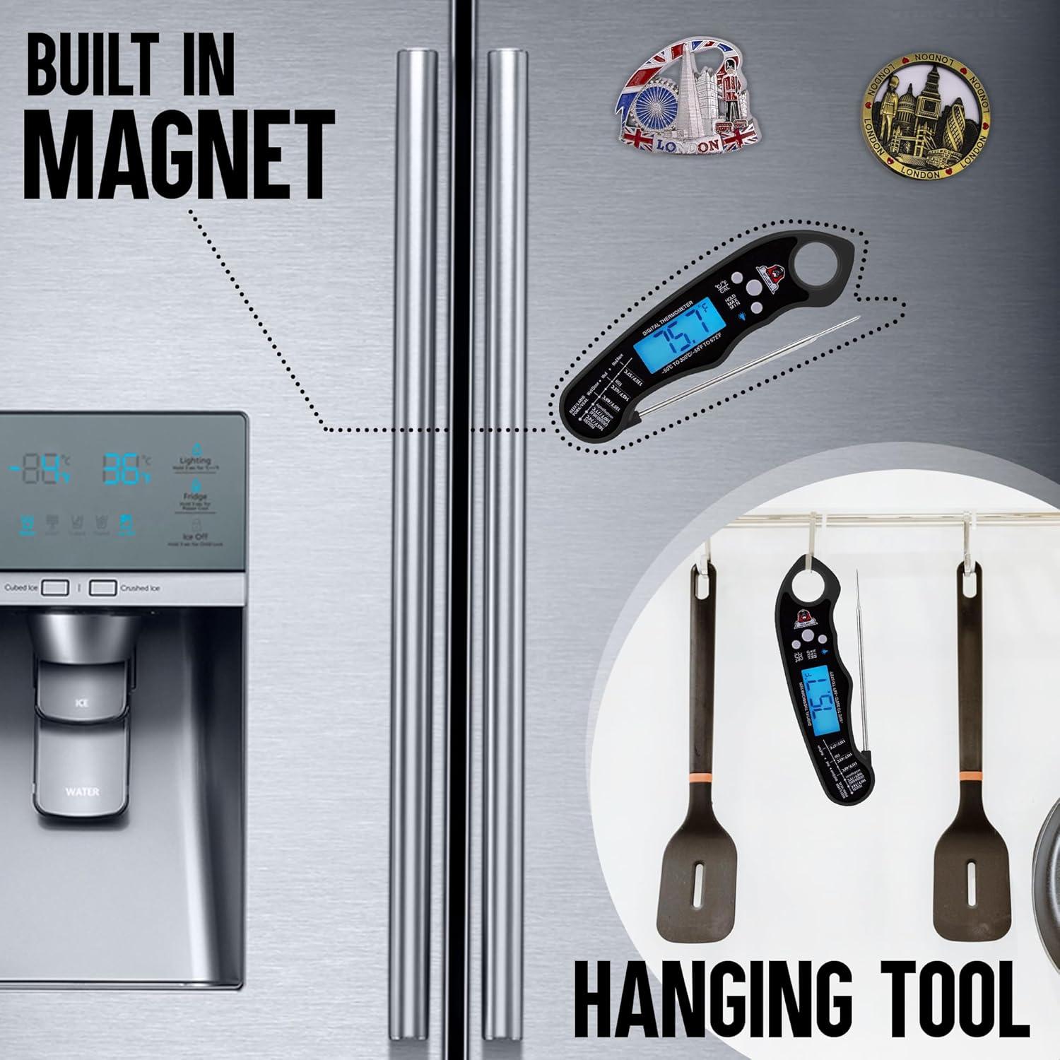 Termómetro Digital Inalámbrico TwinTech para Carne - Negro