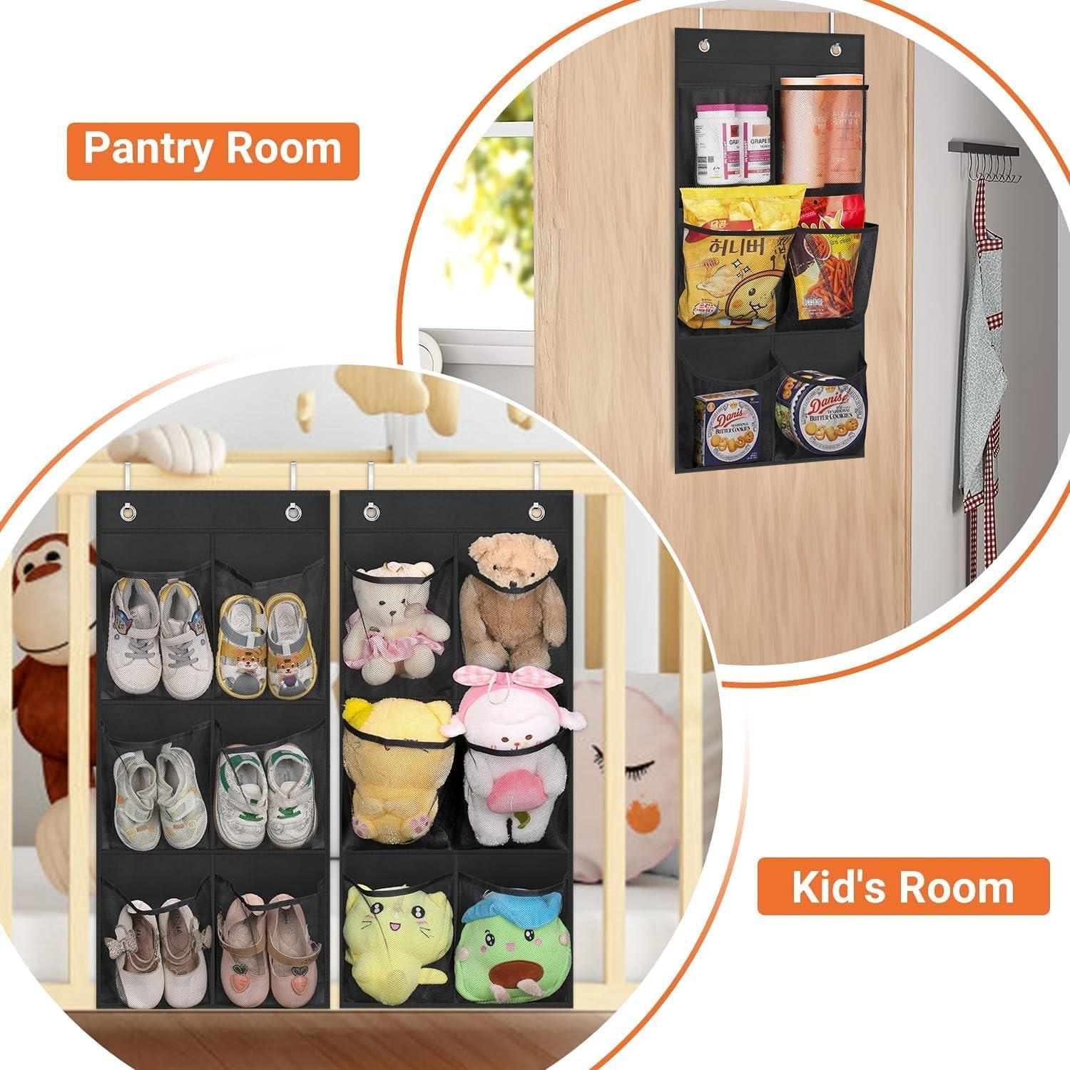 Organizador de Zapatos Colgante KIMBORA 2 Paquetes Negro