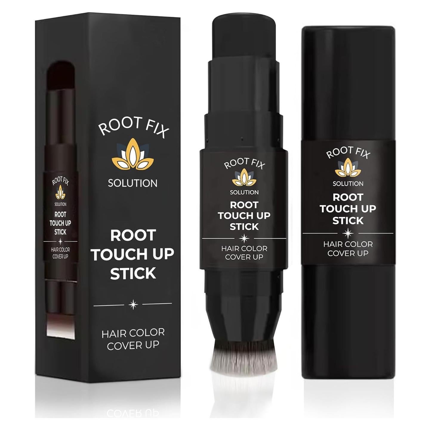 Stick Retoque Raíces Root Fix Negro - Cobertura Canas Instantánea