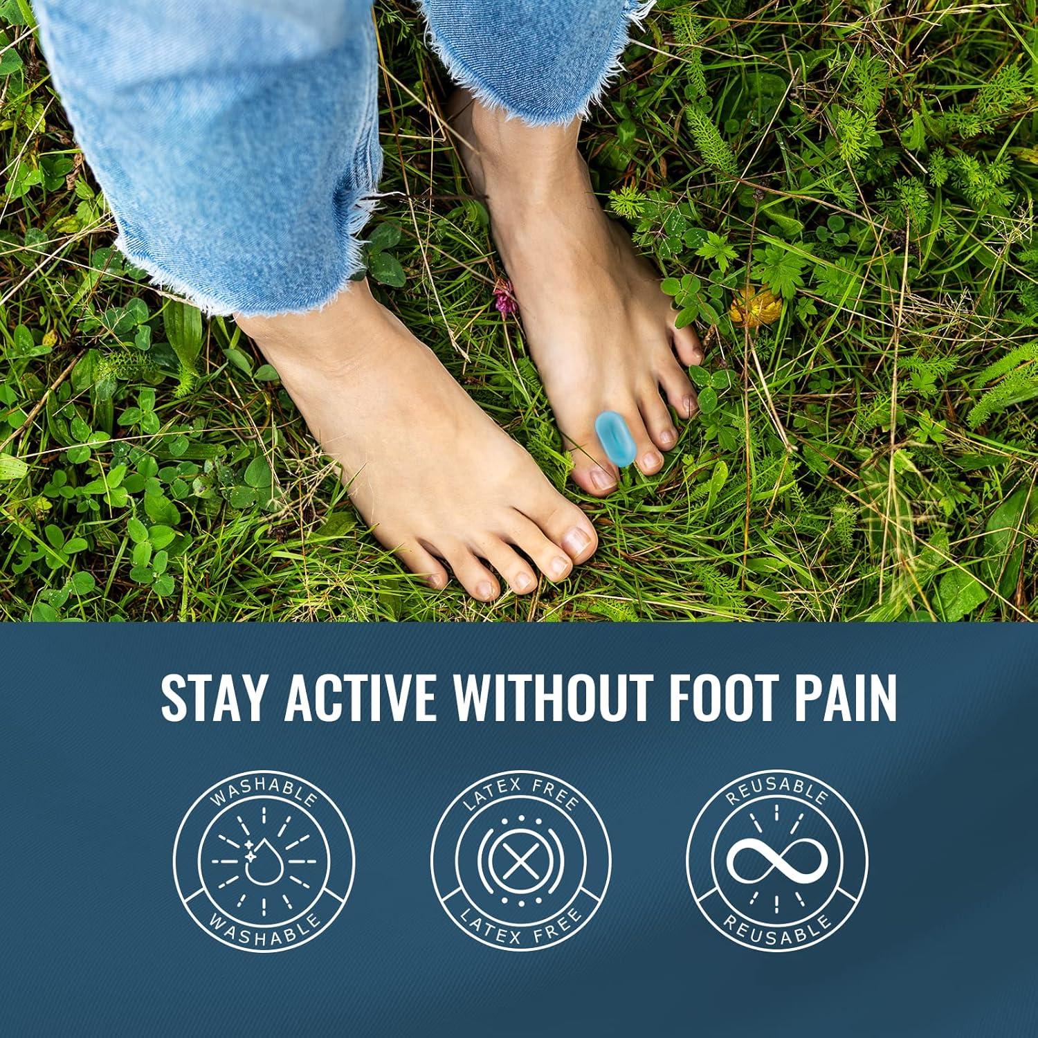 Separadores de Dedos de Gel Welnove - 12 Almohadillas para Juanetes