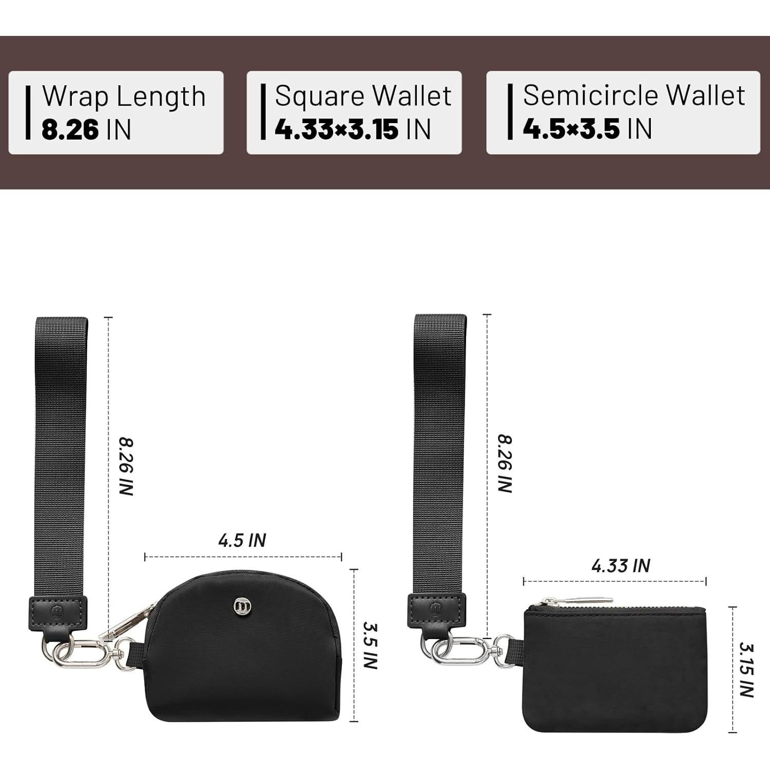 Cartera Mini MEXS Doble Bolsa Desmontable para Mujeres