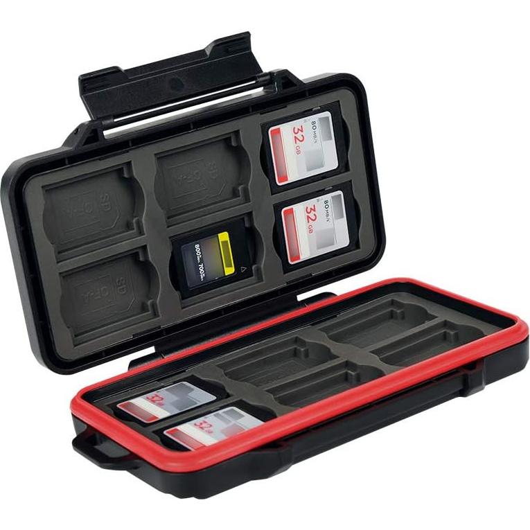 Caja de Tarjetas de Memoria PROfezzion 24 Slots Resistente al Agua
