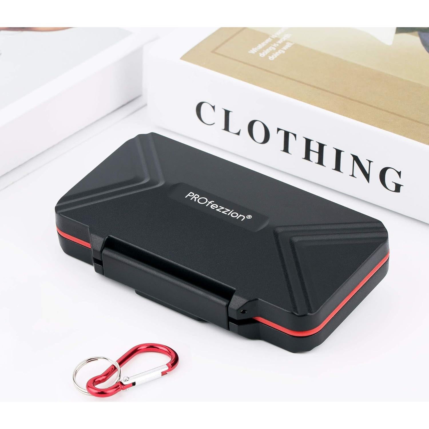 Caja de Tarjetas de Memoria PROfezzion 24 Slots Resistente al Agua