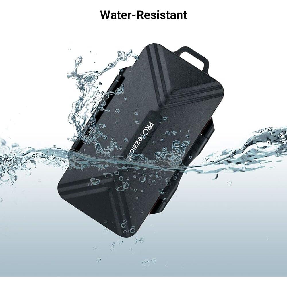 Caja de Tarjetas de Memoria PROfezzion 24 Slots Resistente al Agua