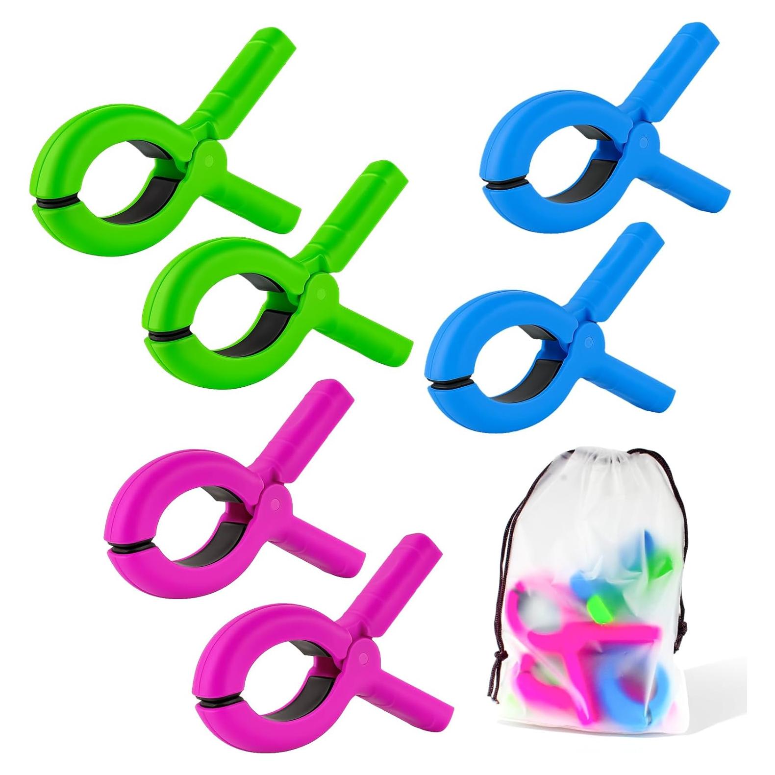 Pinzas para Toallas de Playa QOPAHI - Juego de 6 Clips Antideslizantes