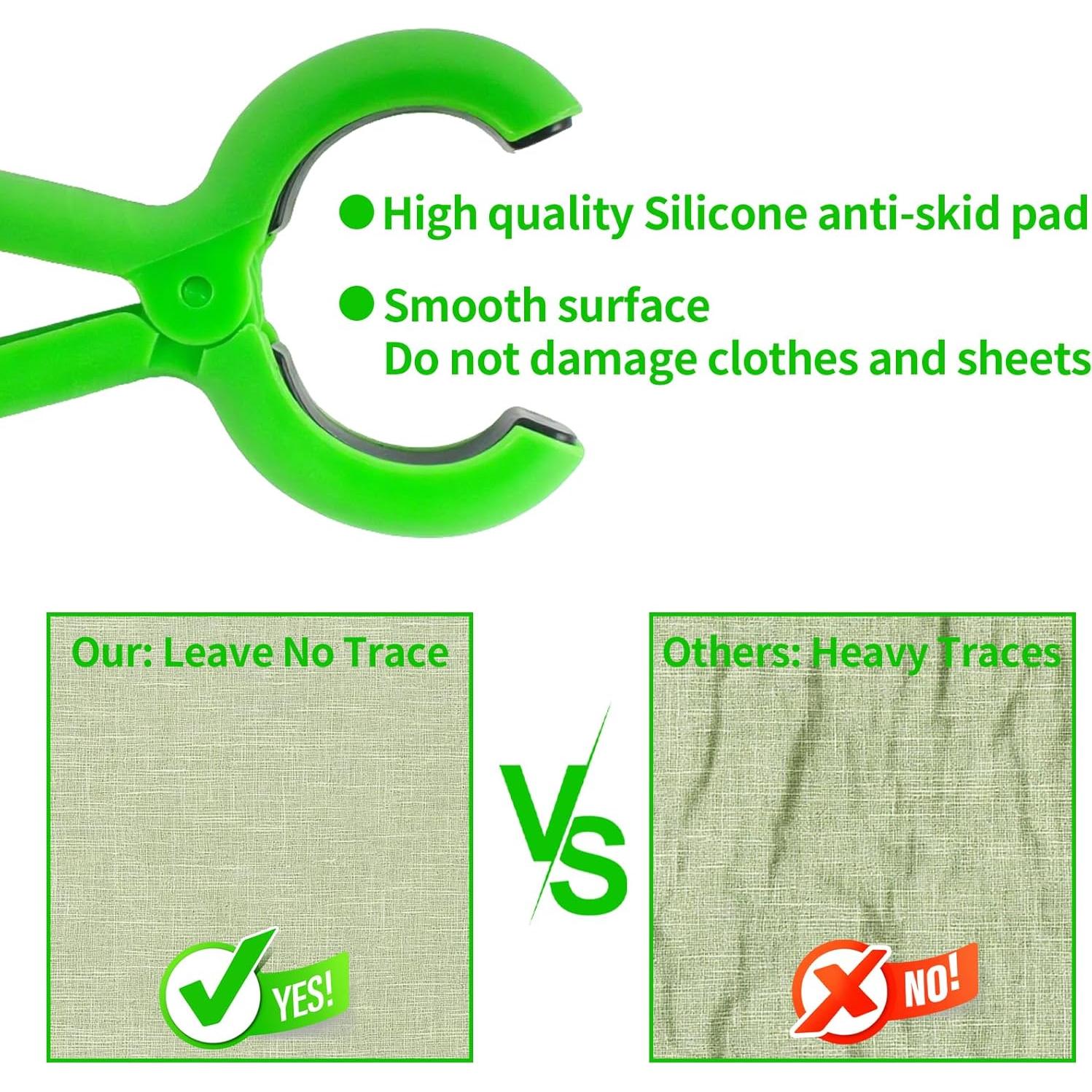 Pinzas para Toallas de Playa QOPAHI - Juego de 6 Clips Antideslizantes