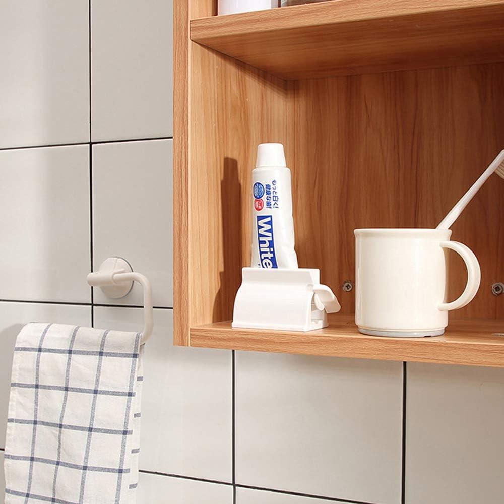 Juego de exprimidores de pasta de dientes MILAGRO 2 unidades blanco