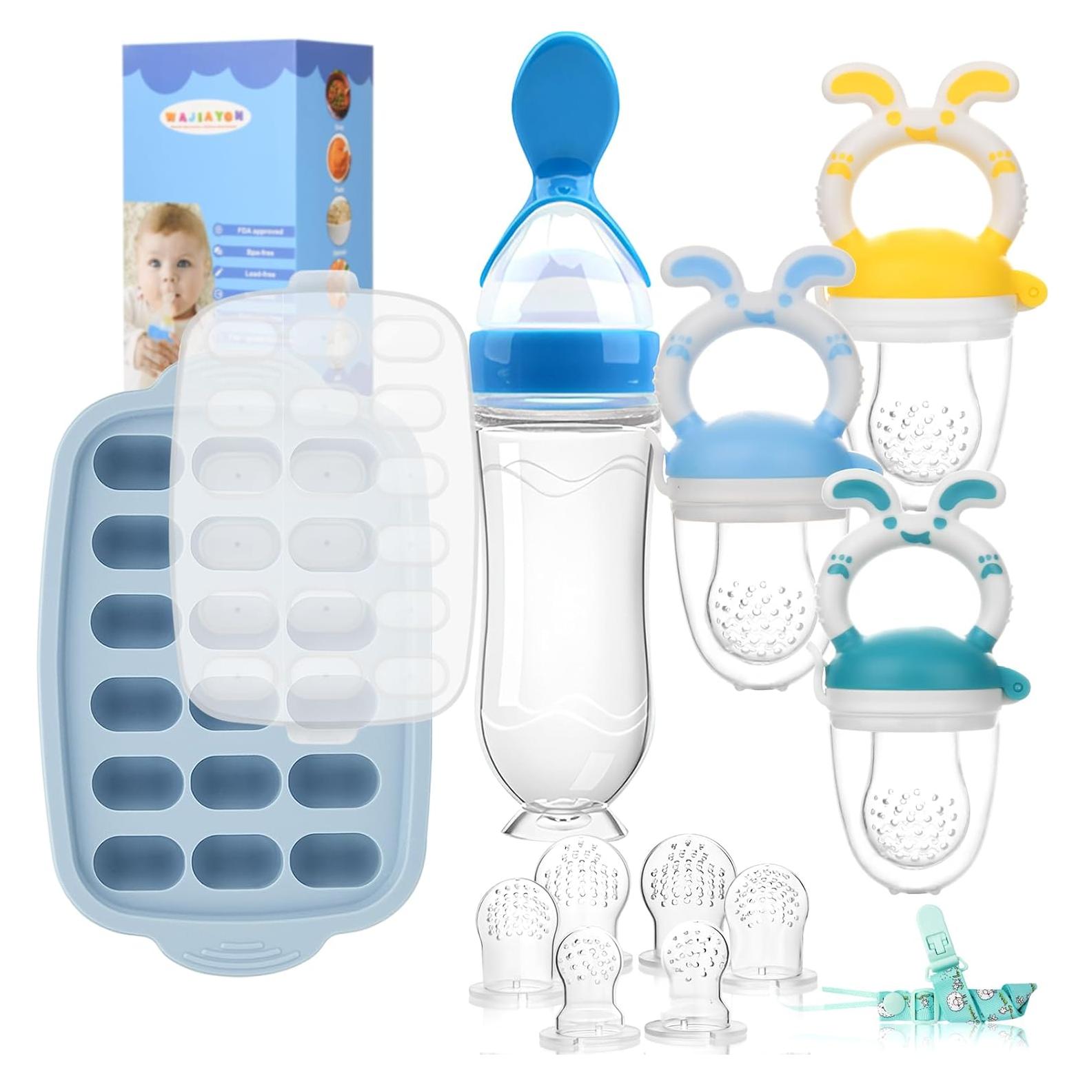 Alimentador de Comida para Bebé WAJIAYON + Molde Helado Silicona