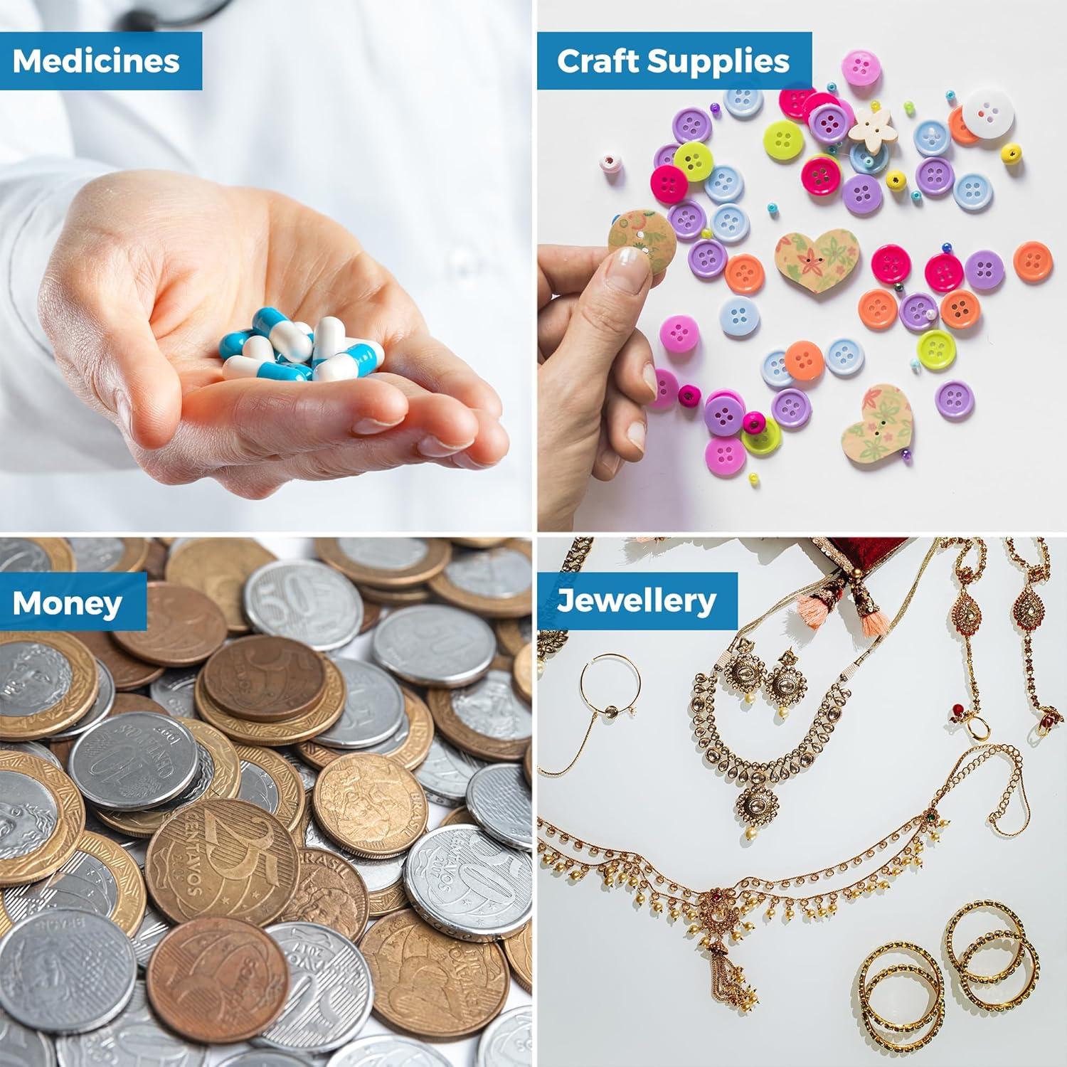 Bolsas de Pouch para Pastillas MEDca - 12 Pcs Reutilizables