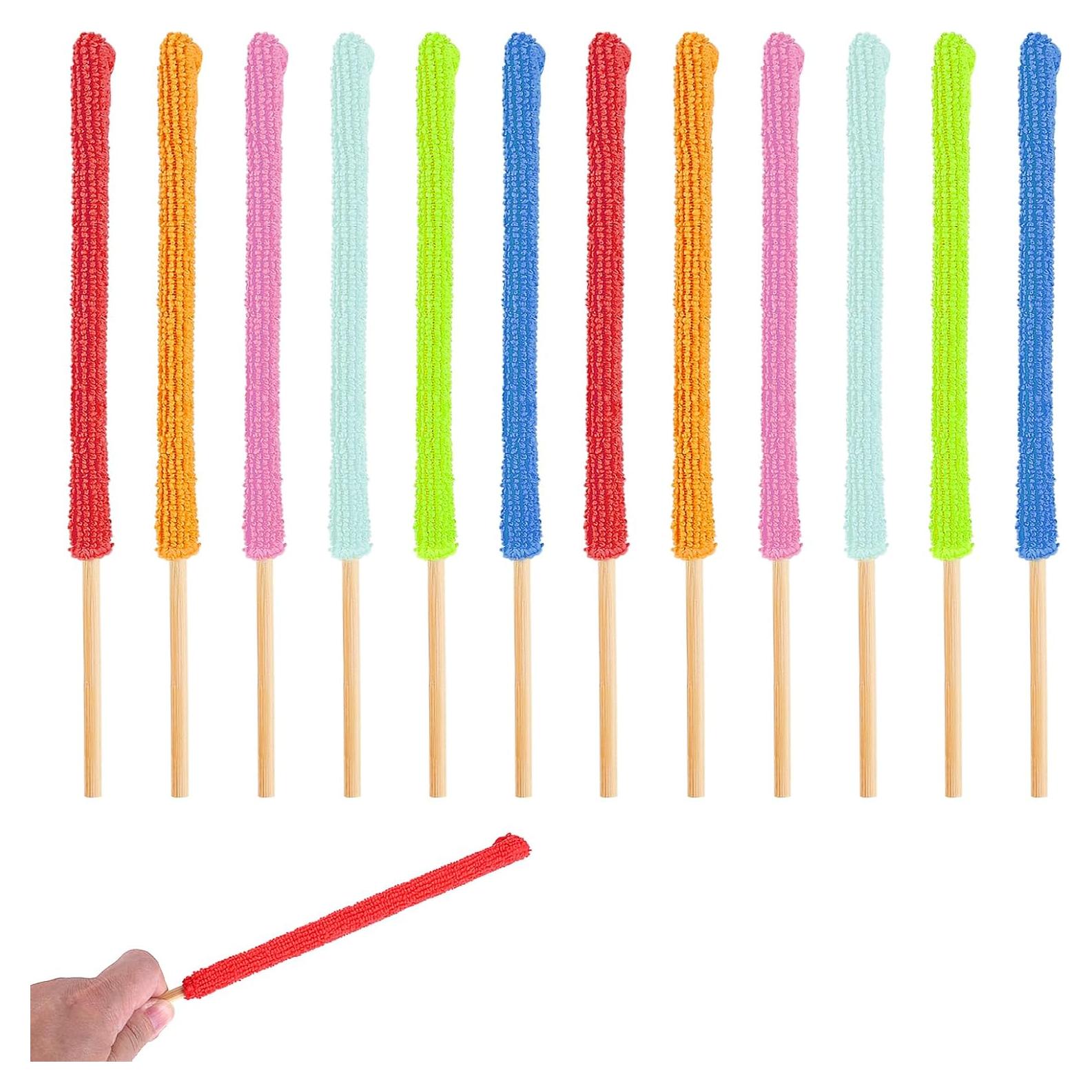 Plumero Pequeño Microfibra Piriuuo 12 Pcs 26.5 cm Multicolor