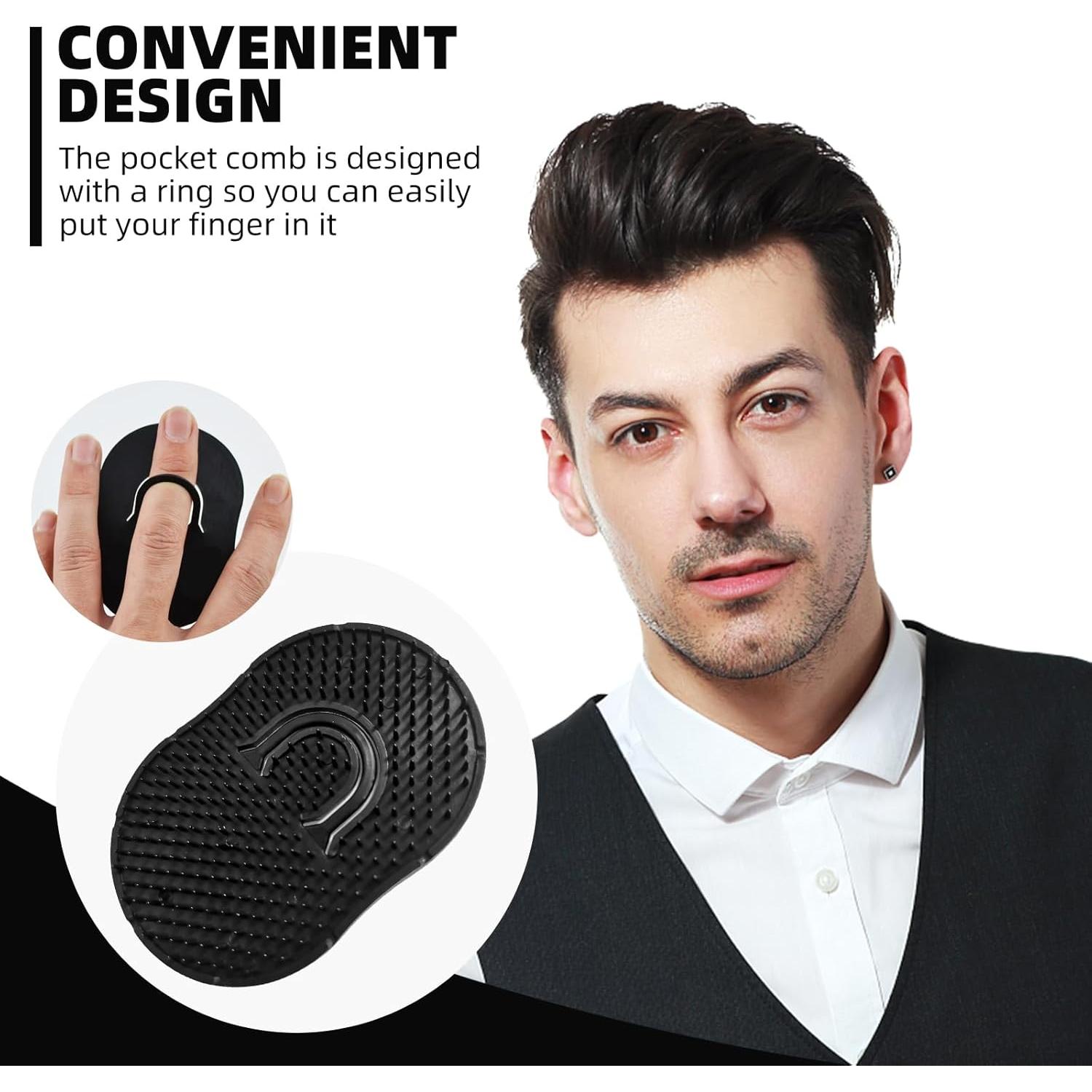 Peines de Palma Pocket Soft 'N Style - Paquete de 2, 9.3x6.3cm