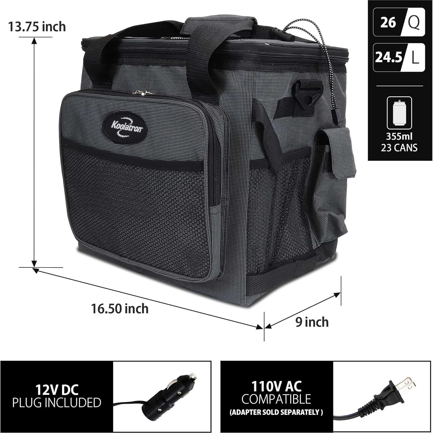 Koolatron Enfriador Portátil 25L 12V para Viajes y Camping